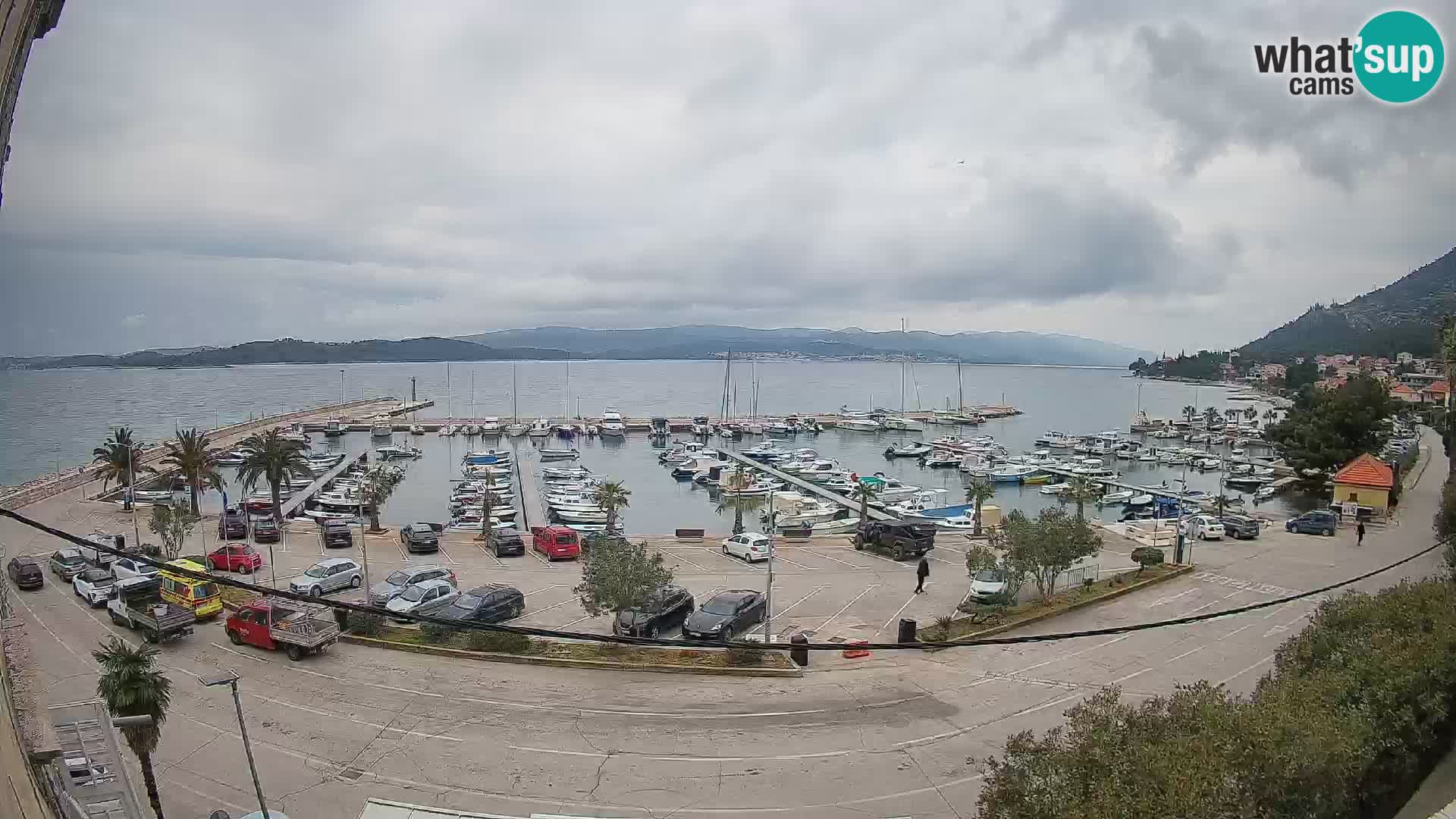 Webcam Orebić Riva – Ferry vers Korčula en direct
