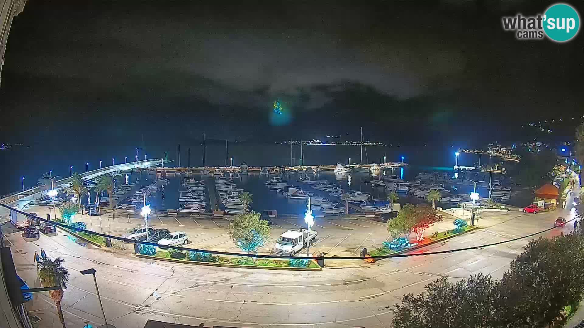Webcam Orebić Riva – Ferry a Korčula en vivo