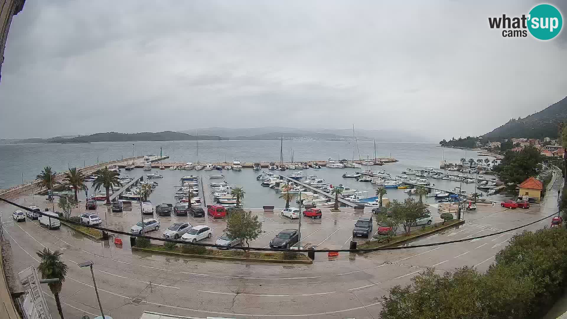 Webcam Orebić Riva – Ferry to Korčula Live
