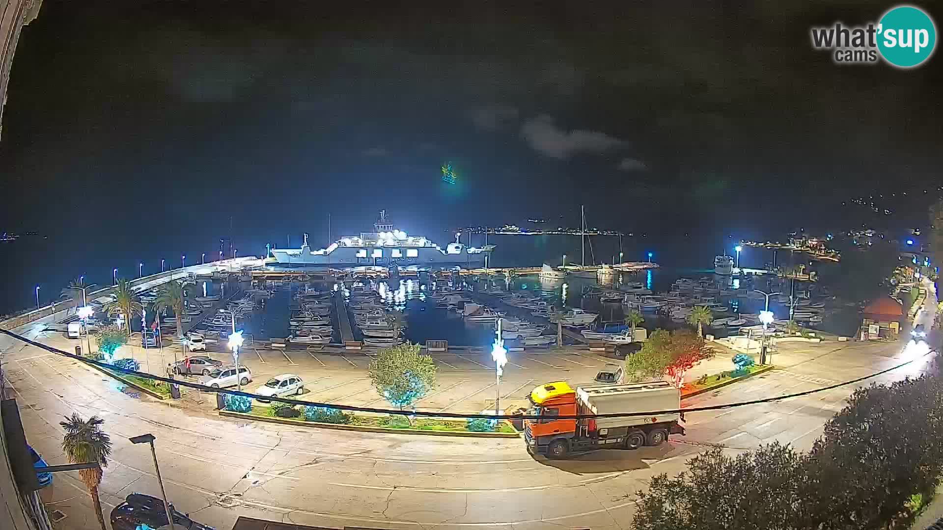 Webcam Orebić Riva – Ferry a Korčula en vivo