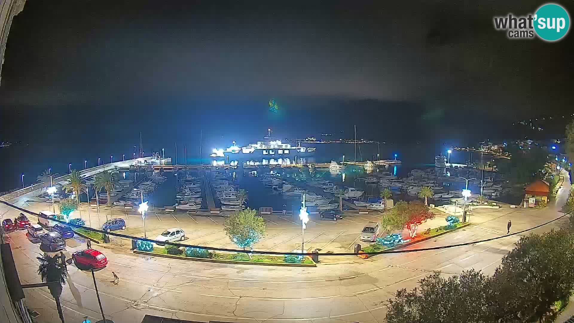 Webcam Orebić Riva – Ferry a Korčula en vivo