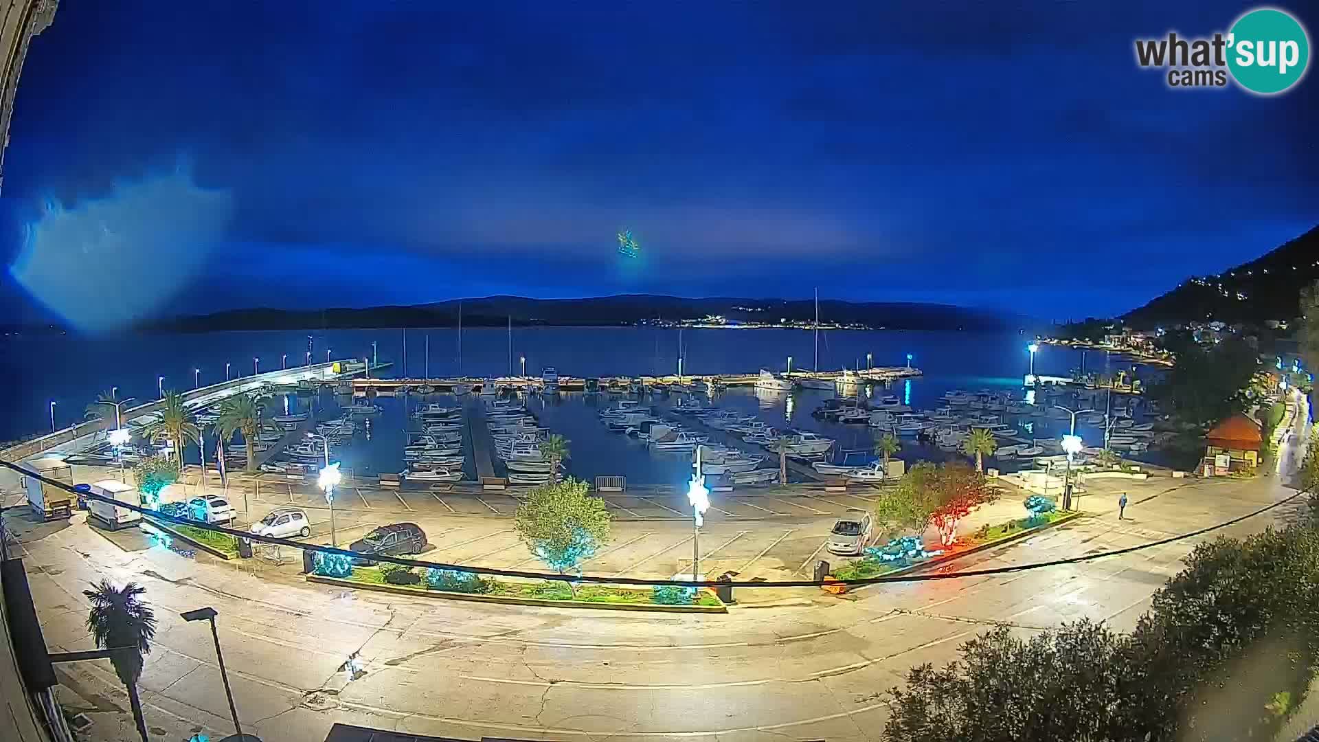 Webcam Orebić Riva – Ferry a Korčula en vivo