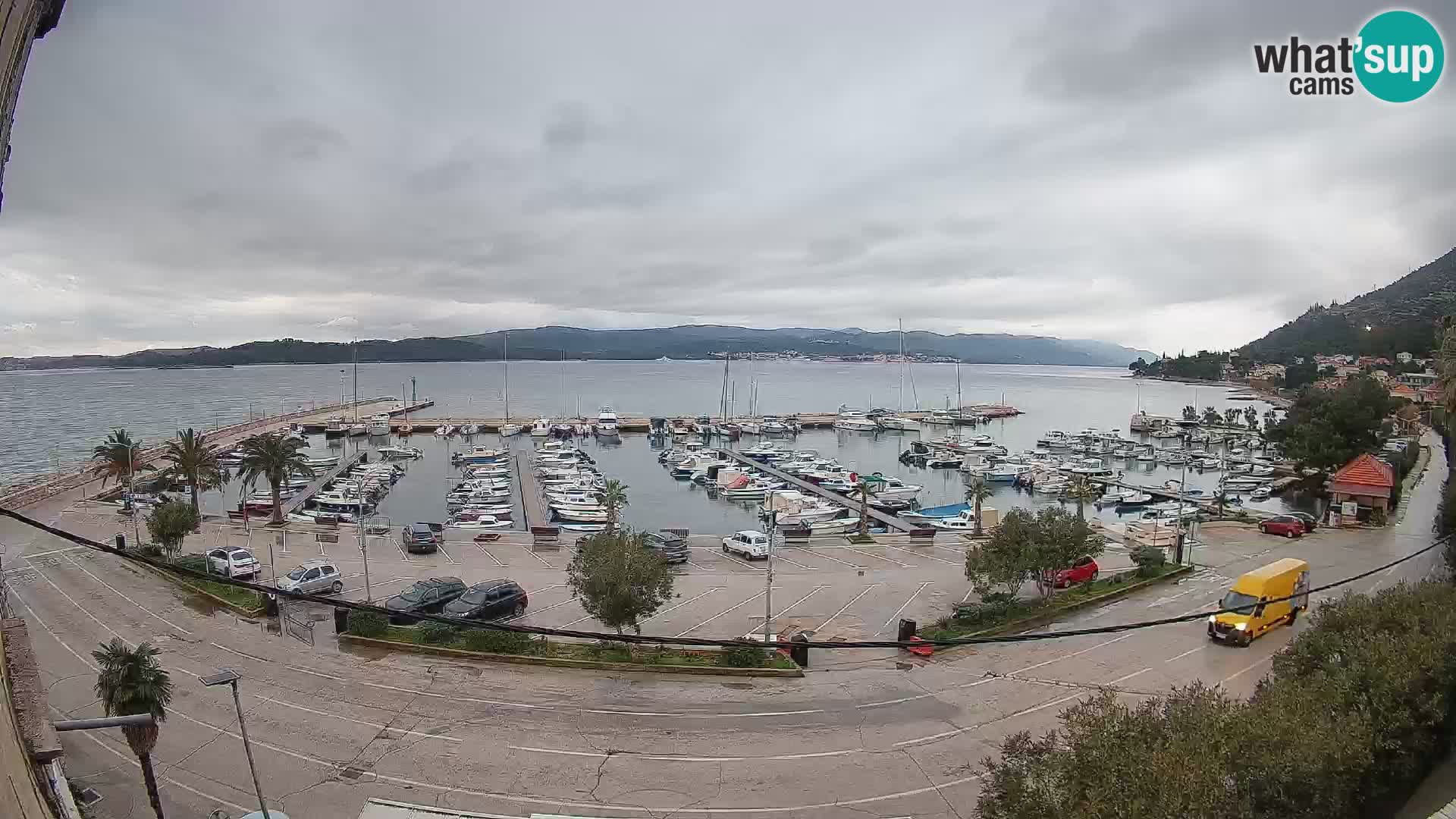 Webcam Orebić Riva – Ferry vers Korčula en direct