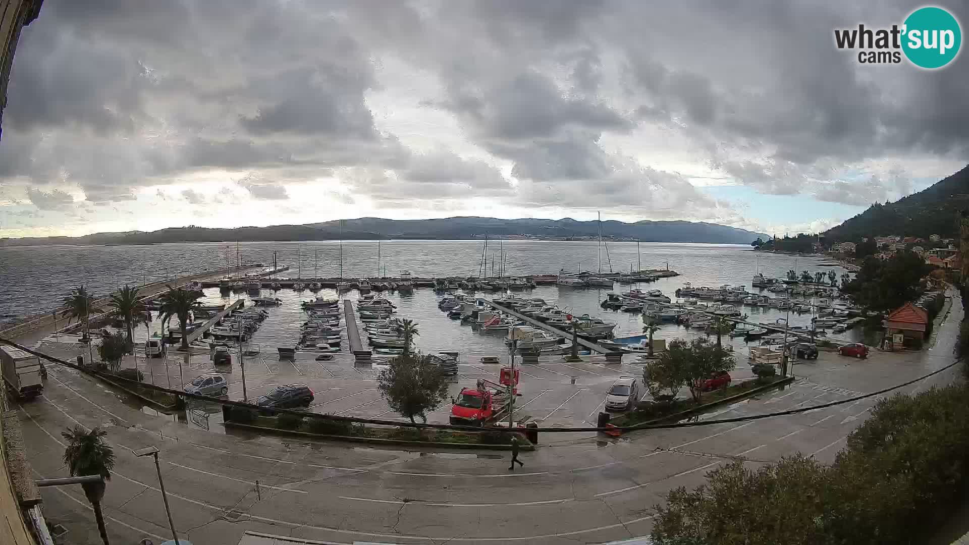 Webcam Orebić Riva – Ferry to Korčula Live