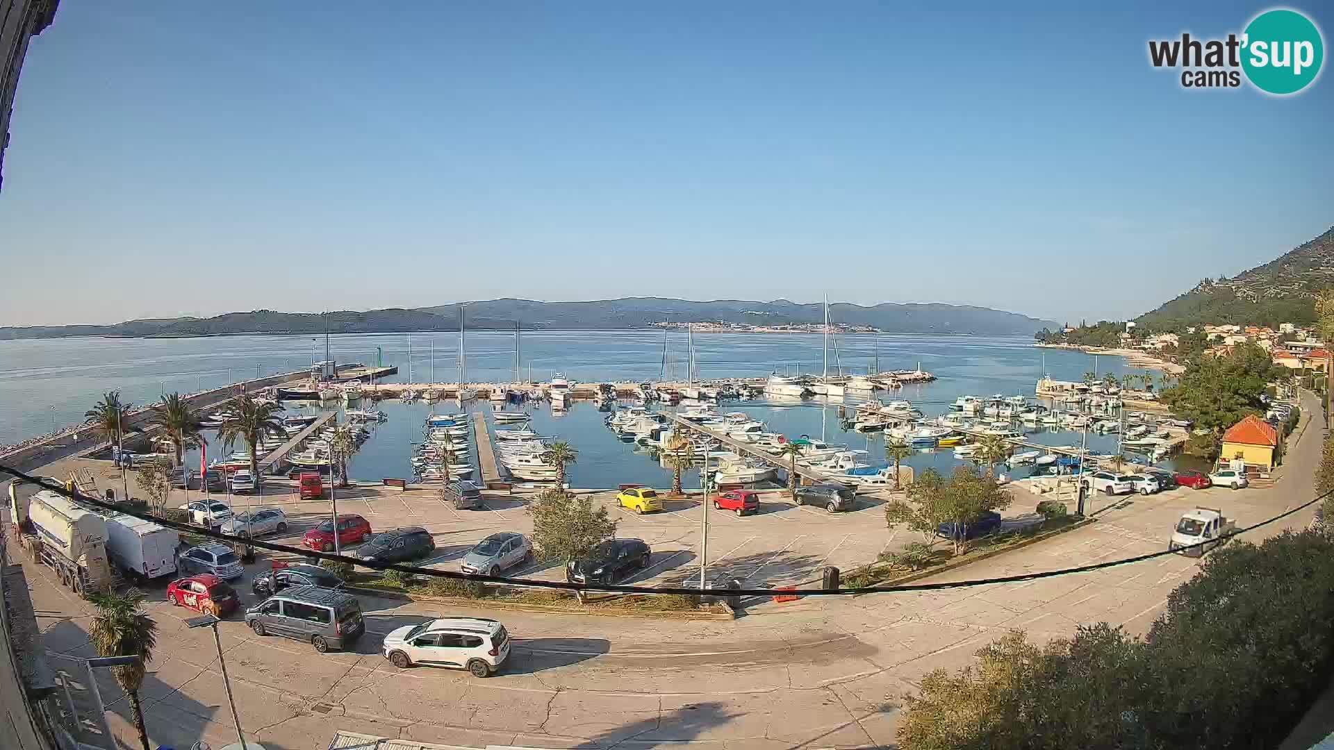 Webcam Orebić Riva – Ferry vers Korčula en direct
