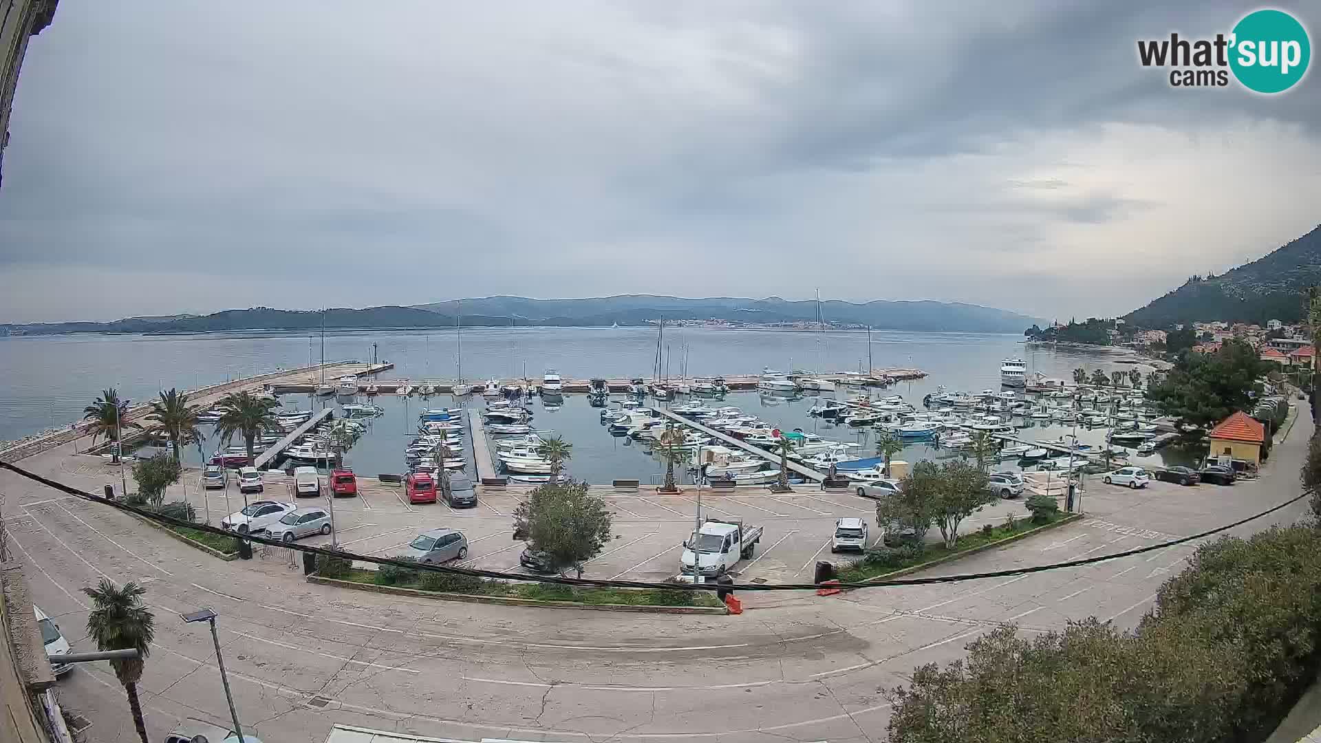 Webcam Orebić Riva – Ferry to Korčula Live