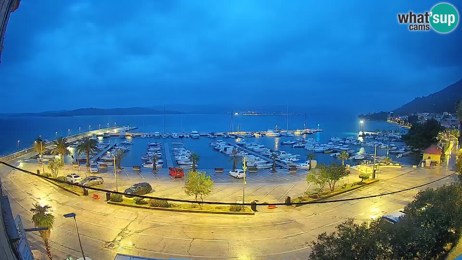 Webcam Orebić Riva – Ferry vers Korčula en direct
