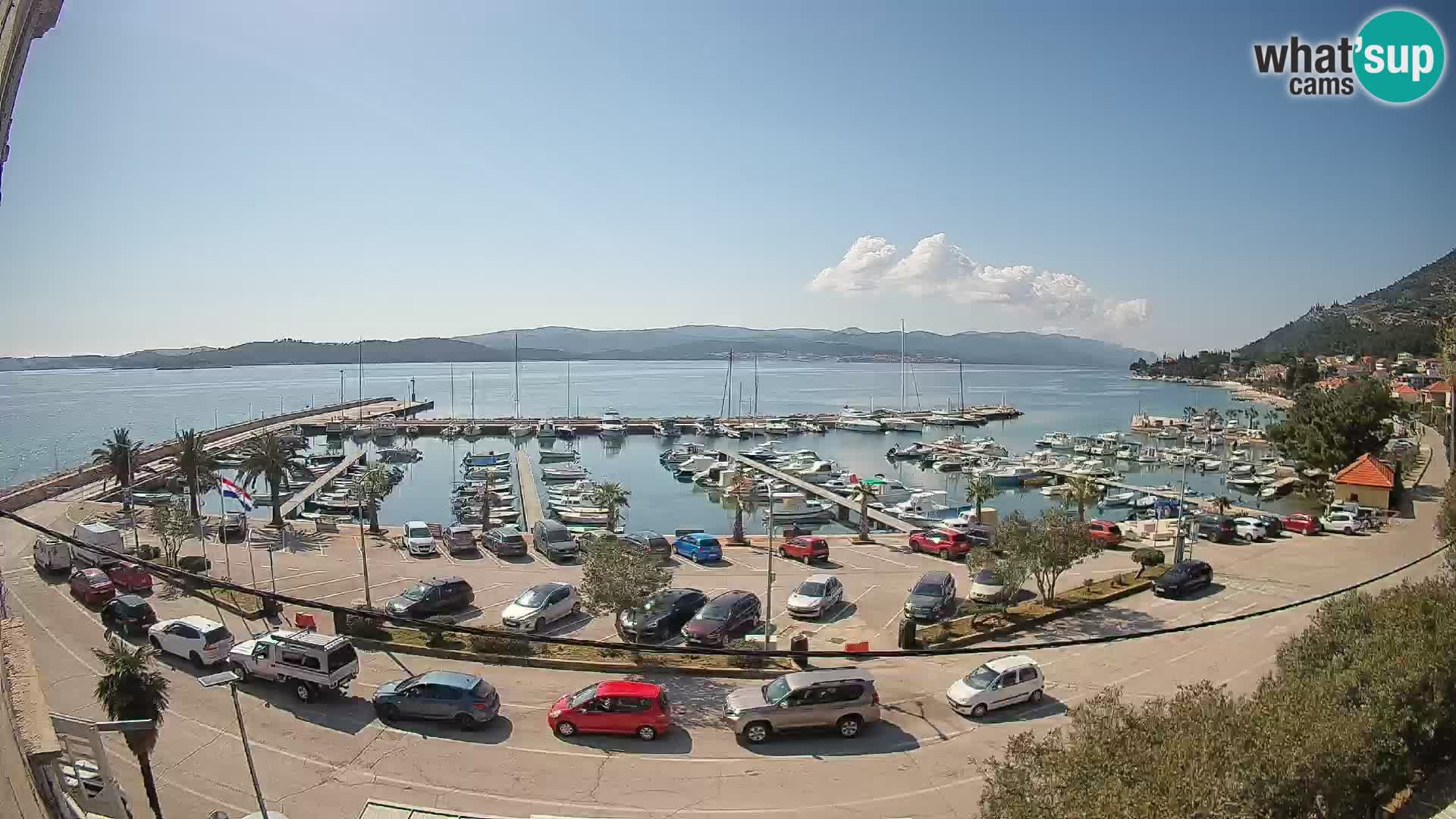 Webcam Orebić Riva – Ferry a Korčula en vivo