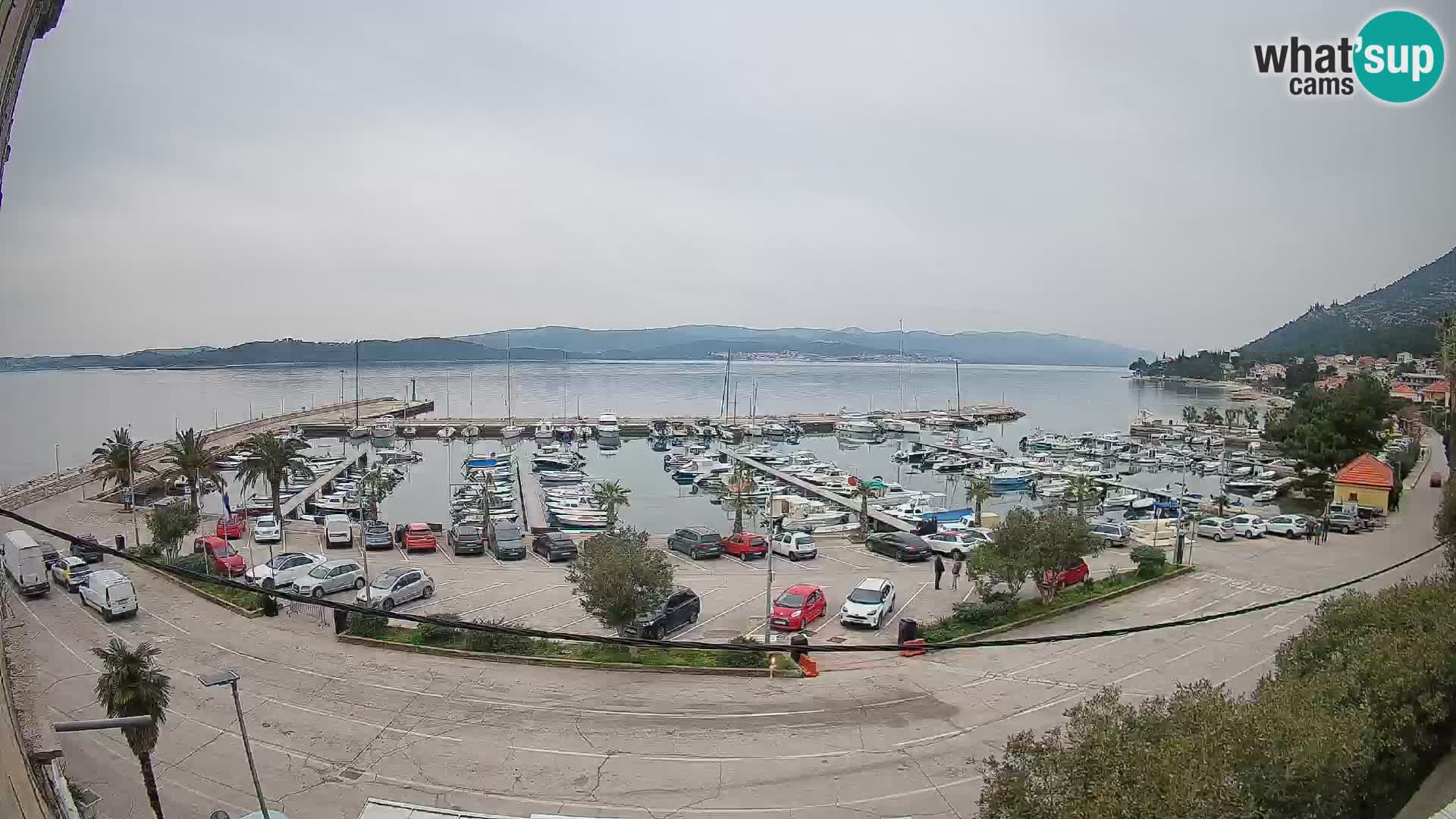 Webcam Orebić Riva – Ferry vers Korčula en direct