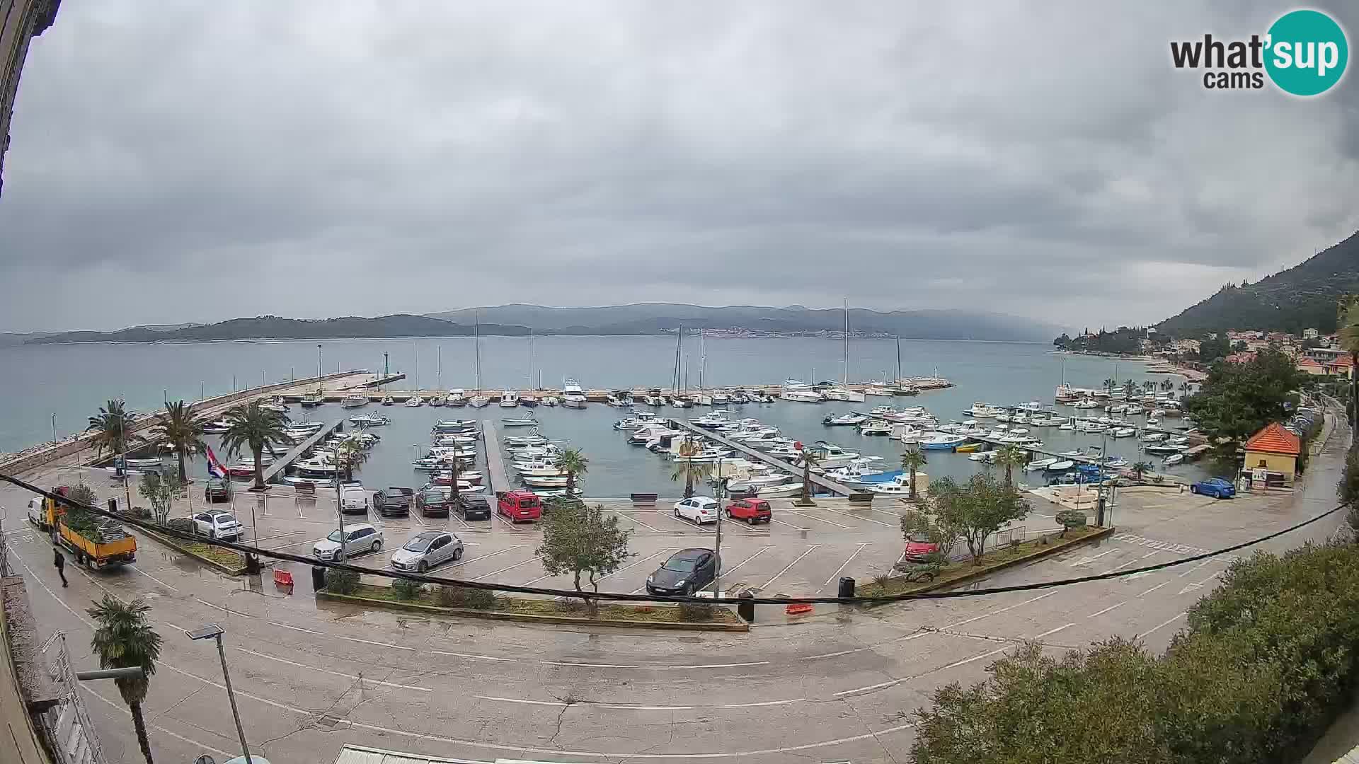 Webcam Orebić Riva – Ferry to Korčula Live