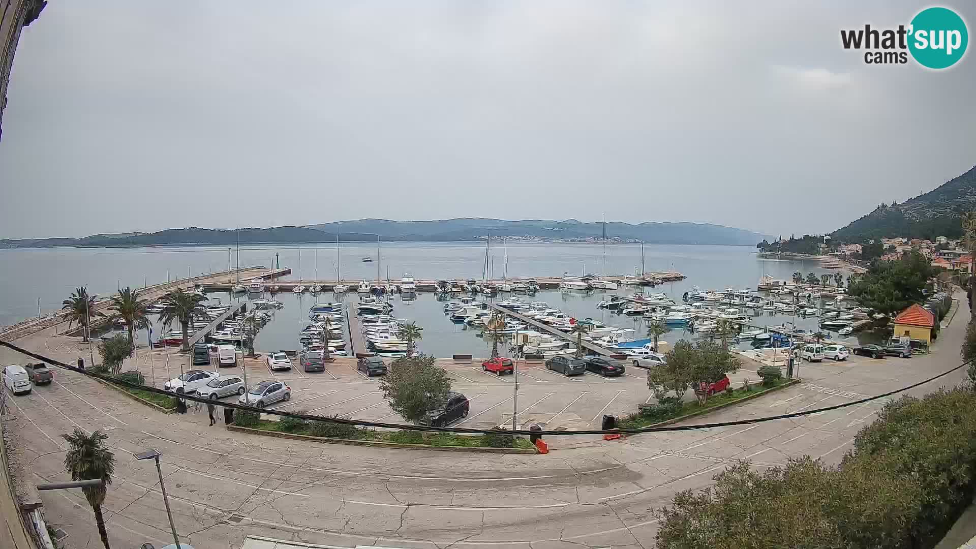 Webcam Orebić Riva – Ferry vers Korčula en direct