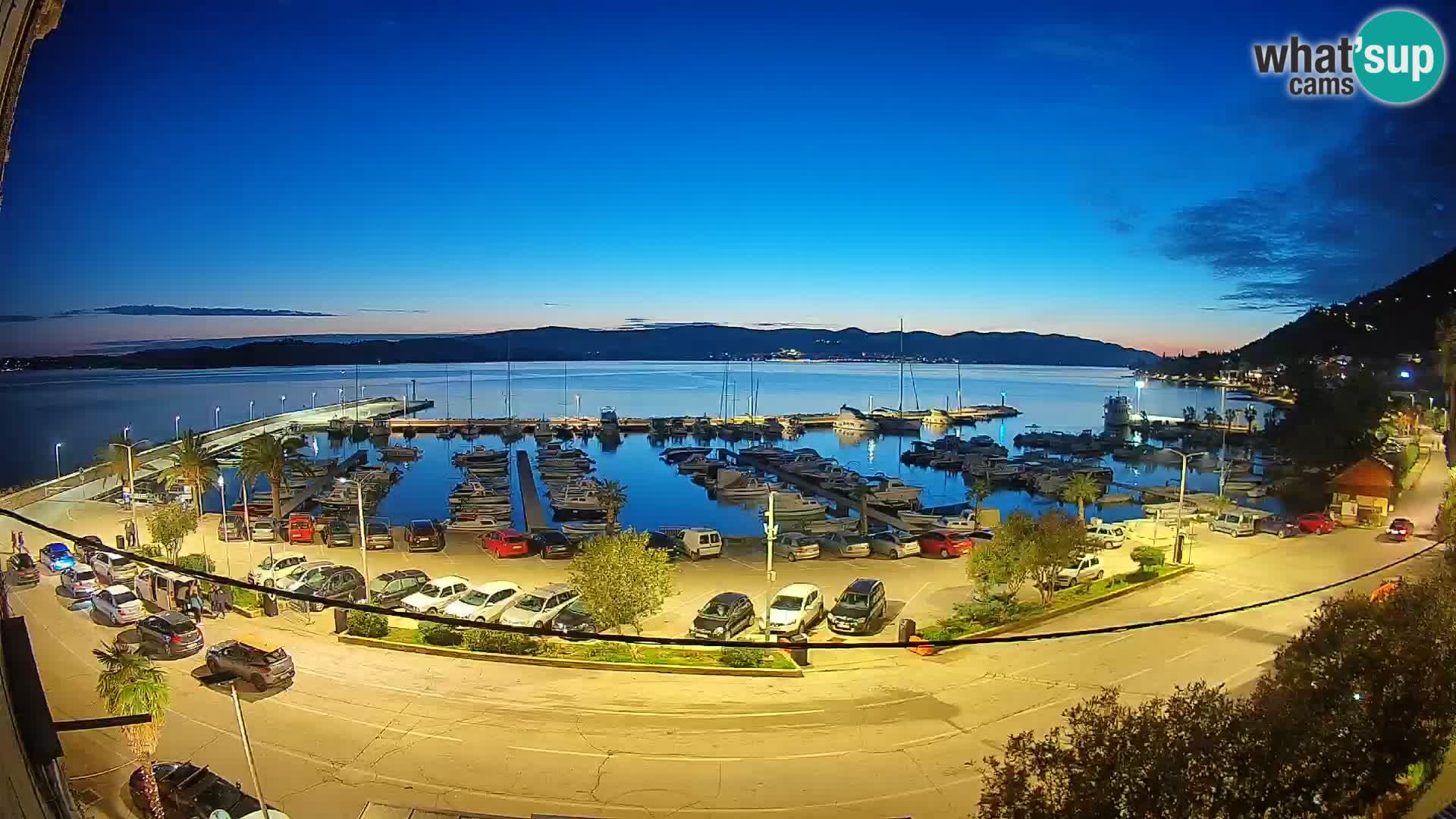 Webcam Orebić Riva – Ferry vers Korčula en direct