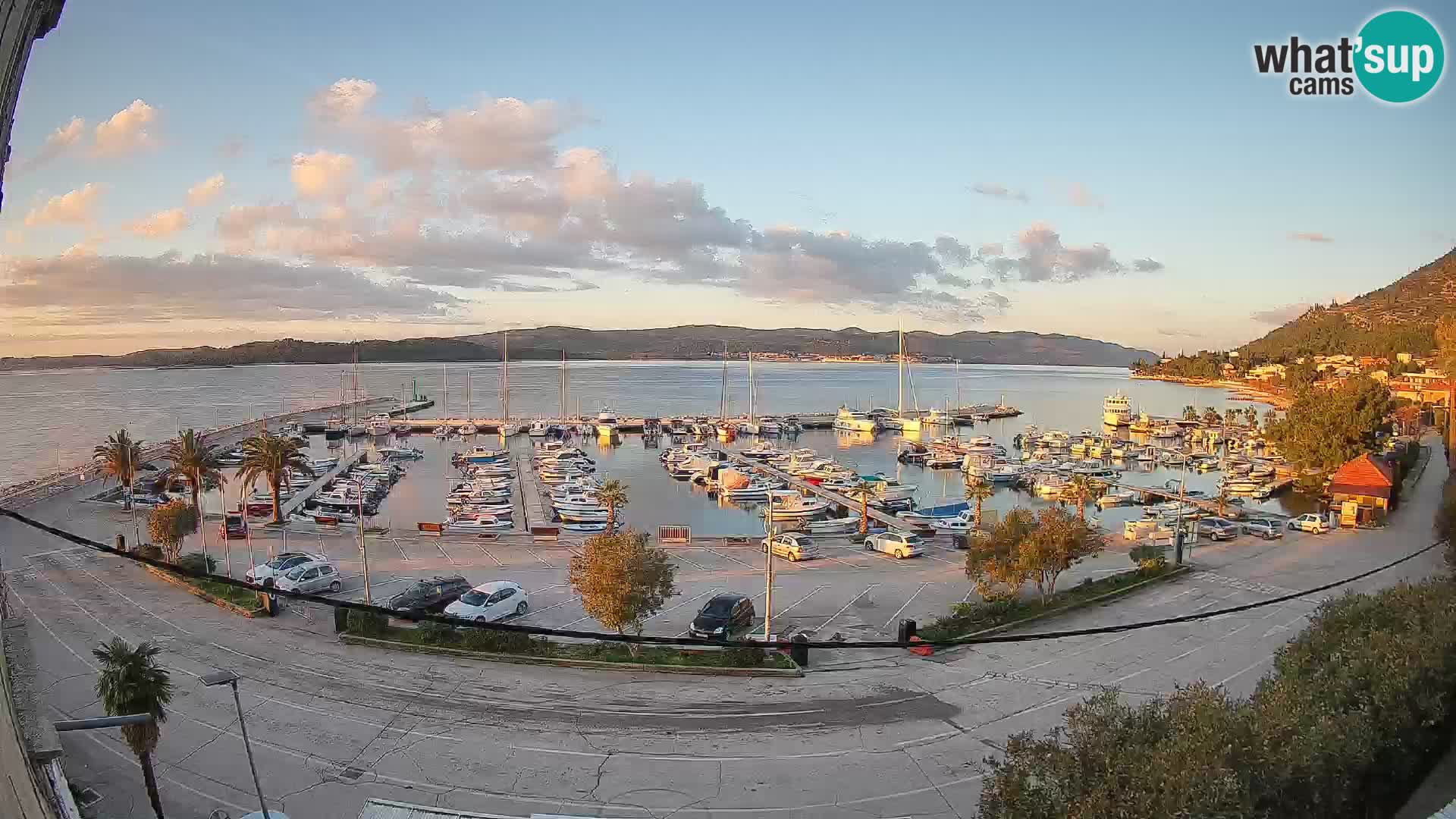 Webcam Orebić Riva – Ferry vers Korčula en direct