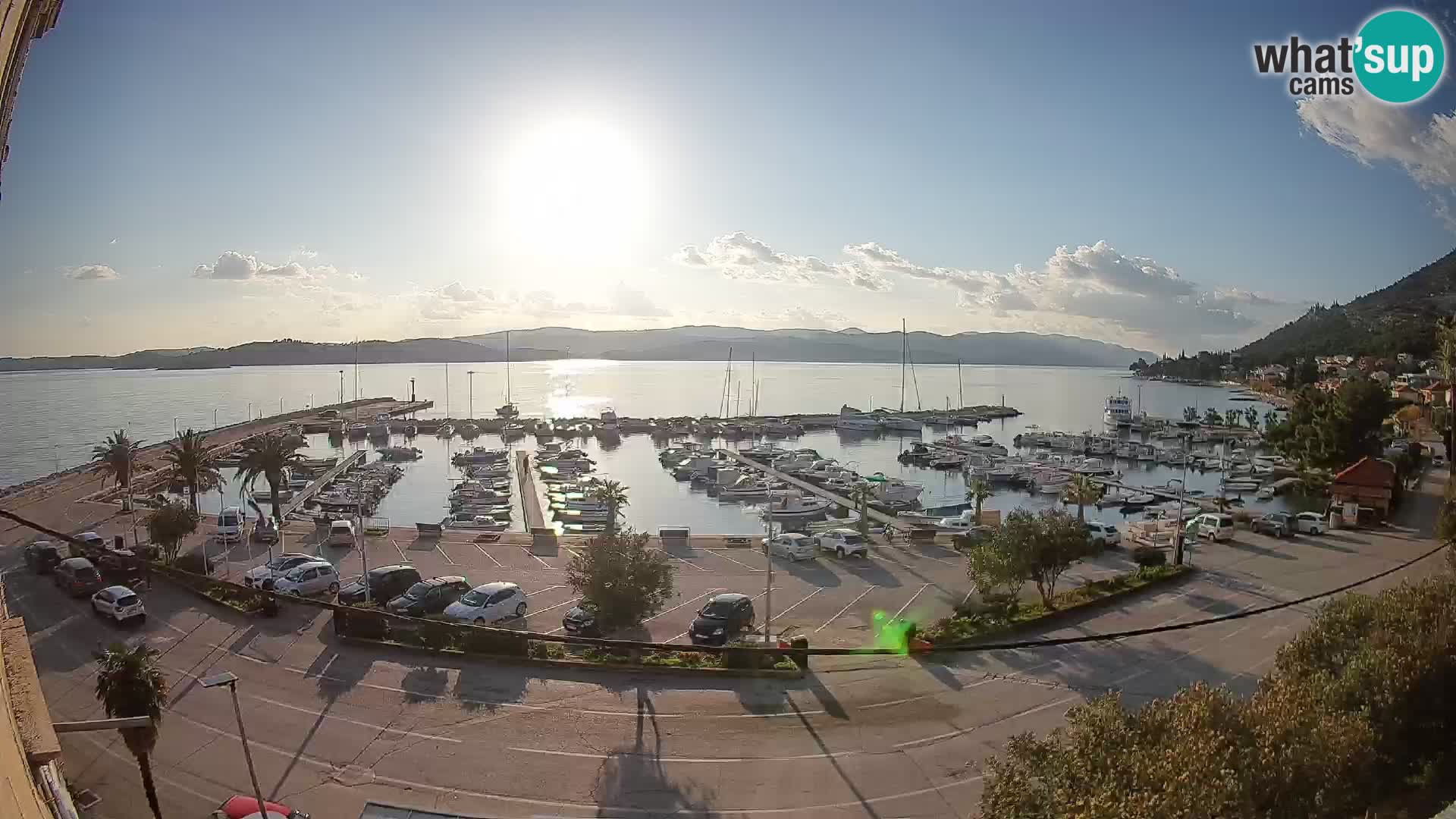 Web kamera Orebić Riva – Trajekt za Korčulu uživo