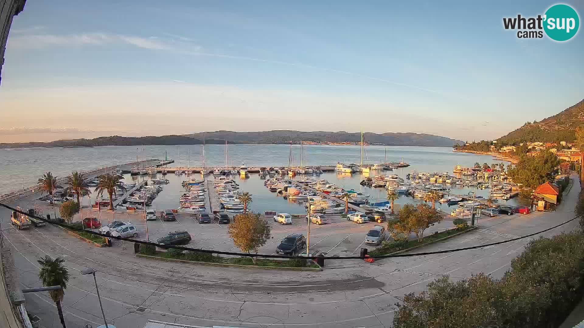 Webcam Orebić Riva – Ferry to Korčula Live