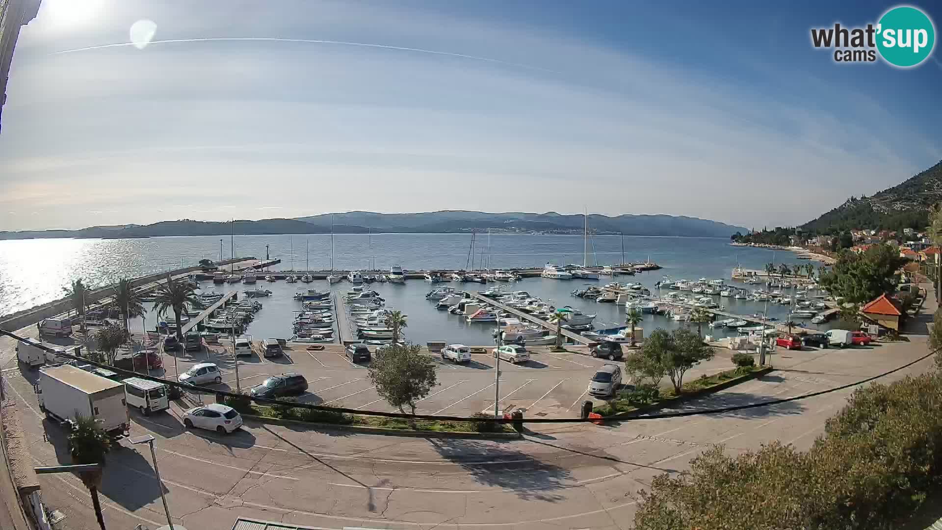 Webcam Orebić Uferpromenade – Fähre nach Korčula Live