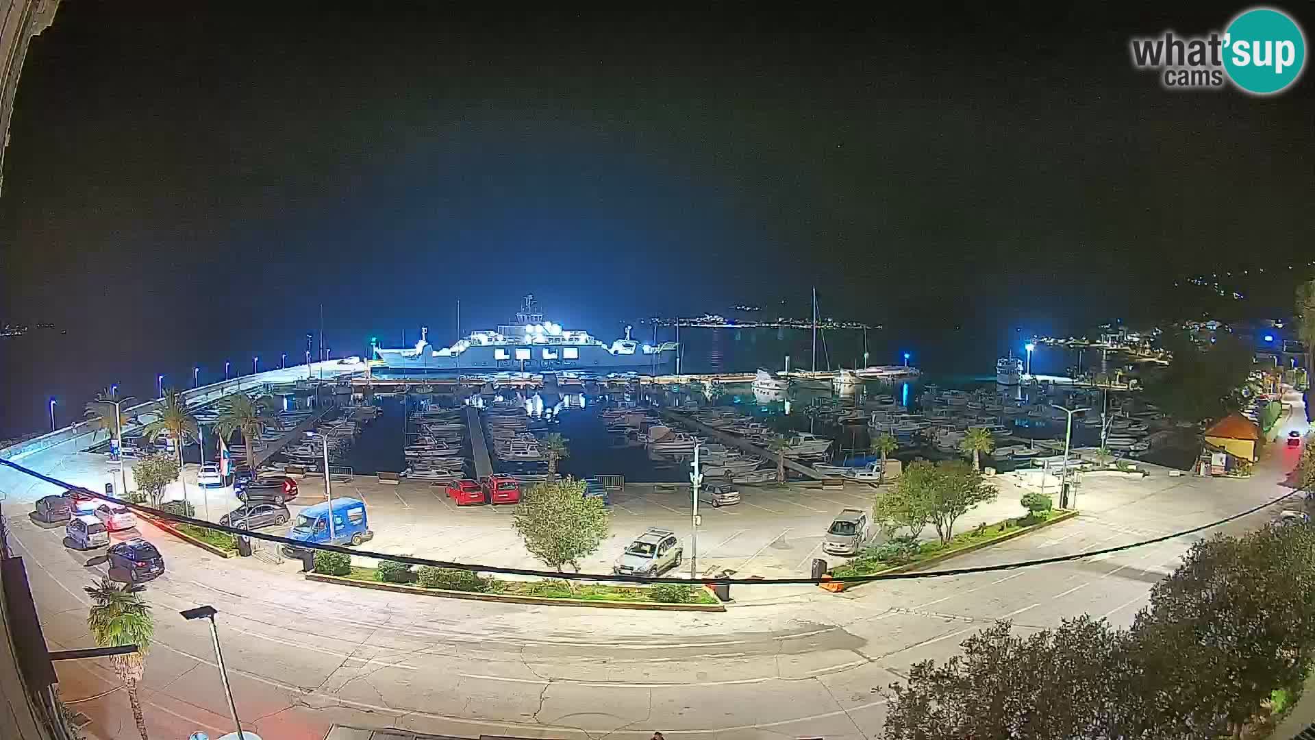 Webcam Orebić Riva – Ferry to Korčula Live