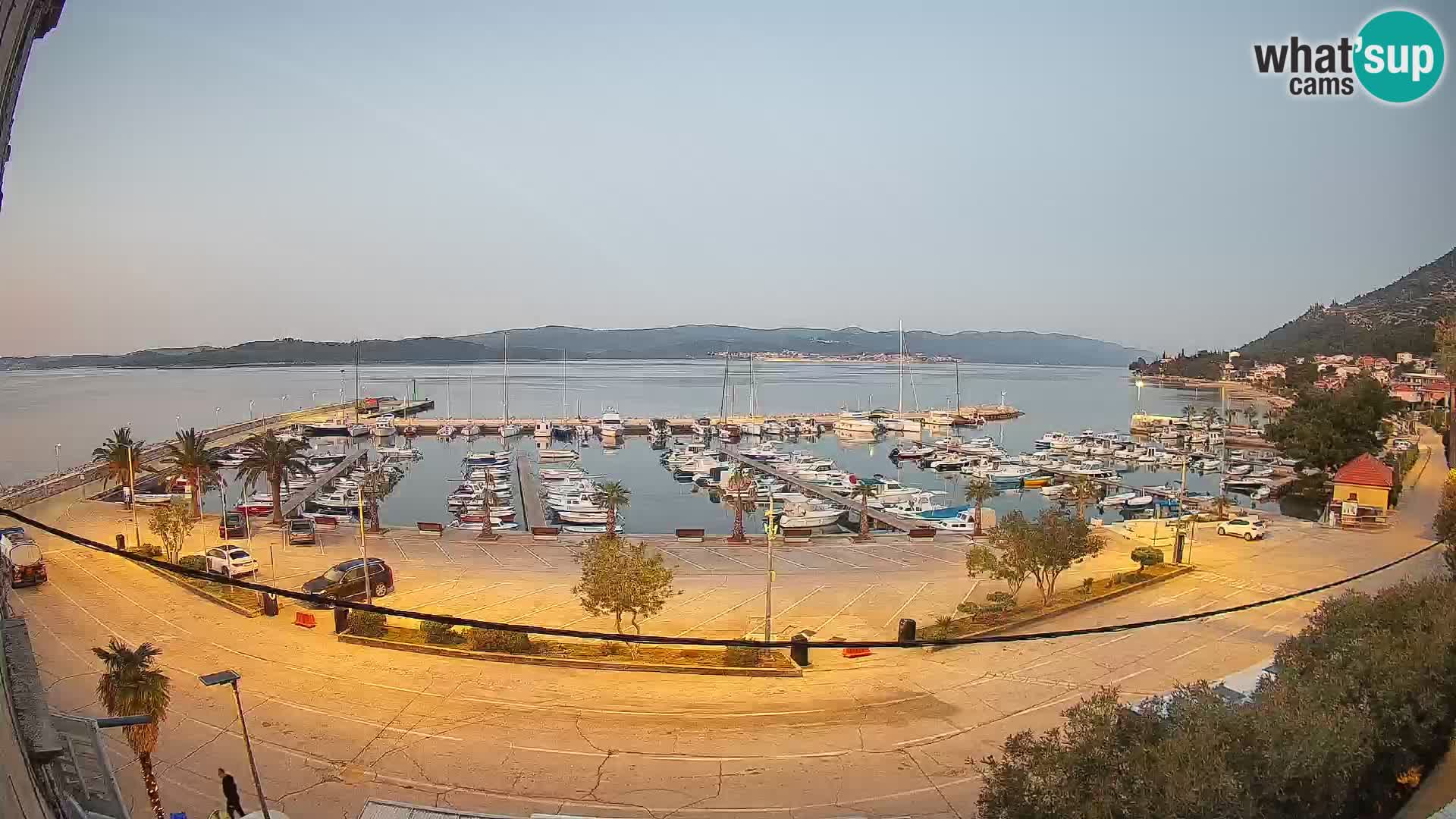 Webcam Orebić Riva – Ferry a Korčula en vivo