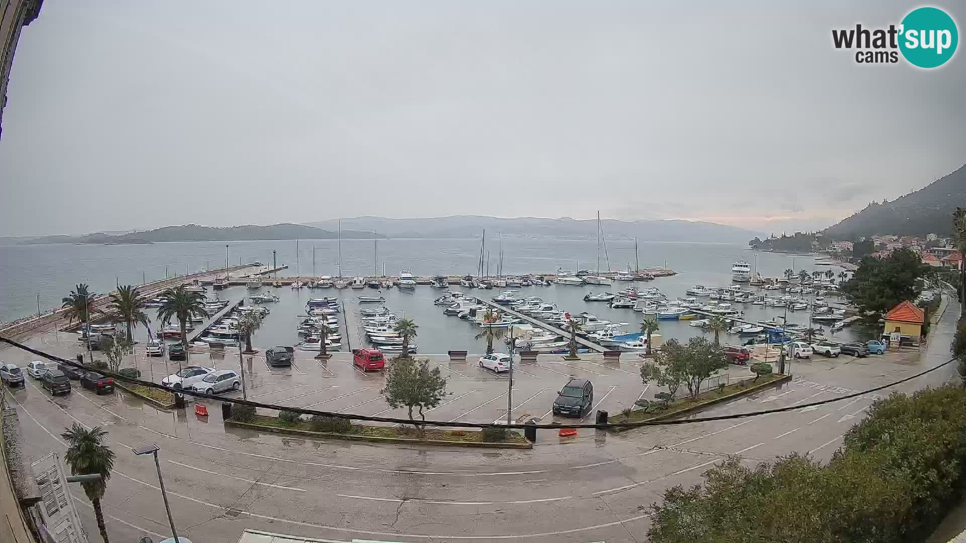 Webcam Orebić Riva – Ferry vers Korčula en direct