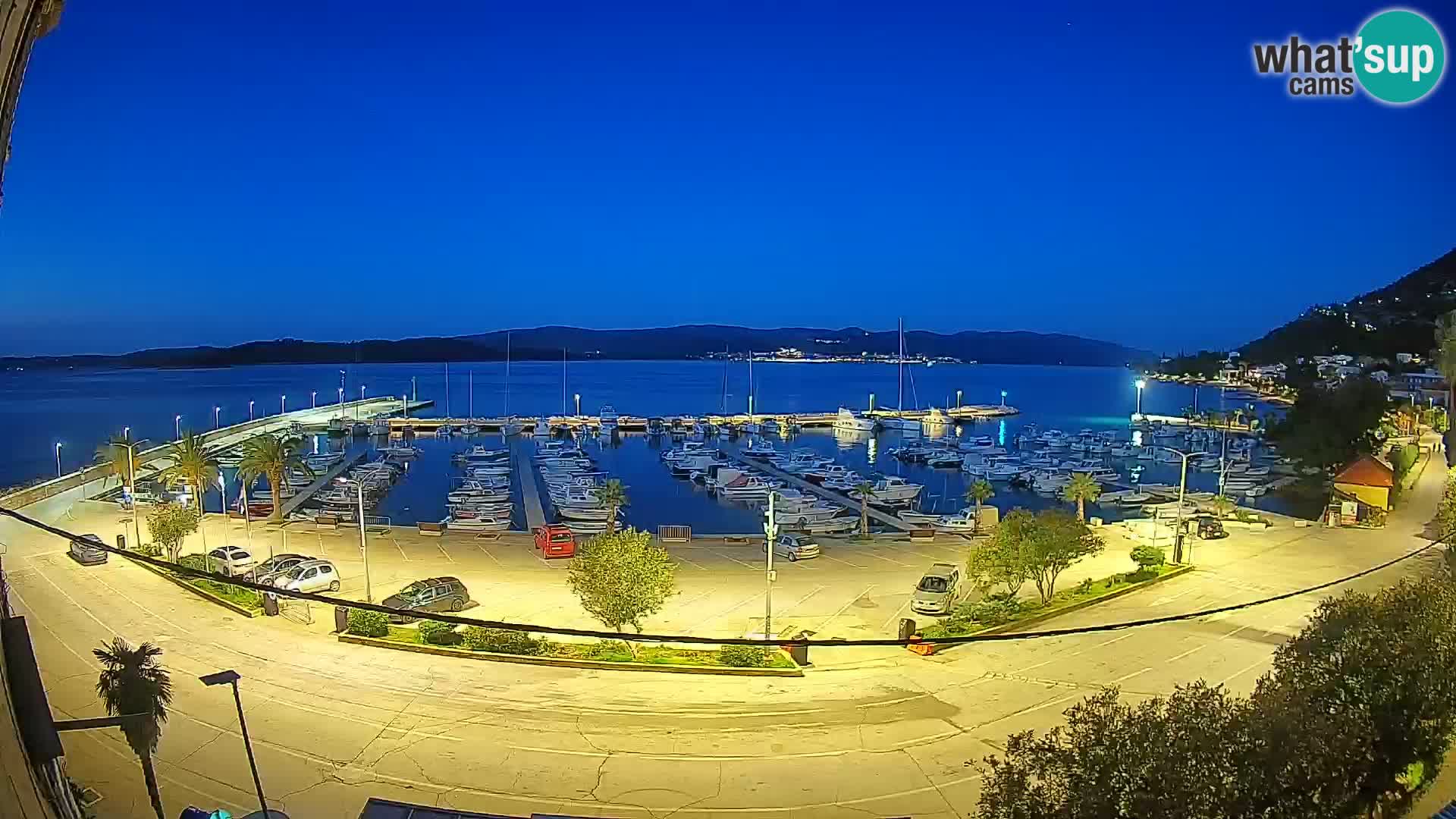 Webcam Orebić Riva – Ferry to Korčula Live