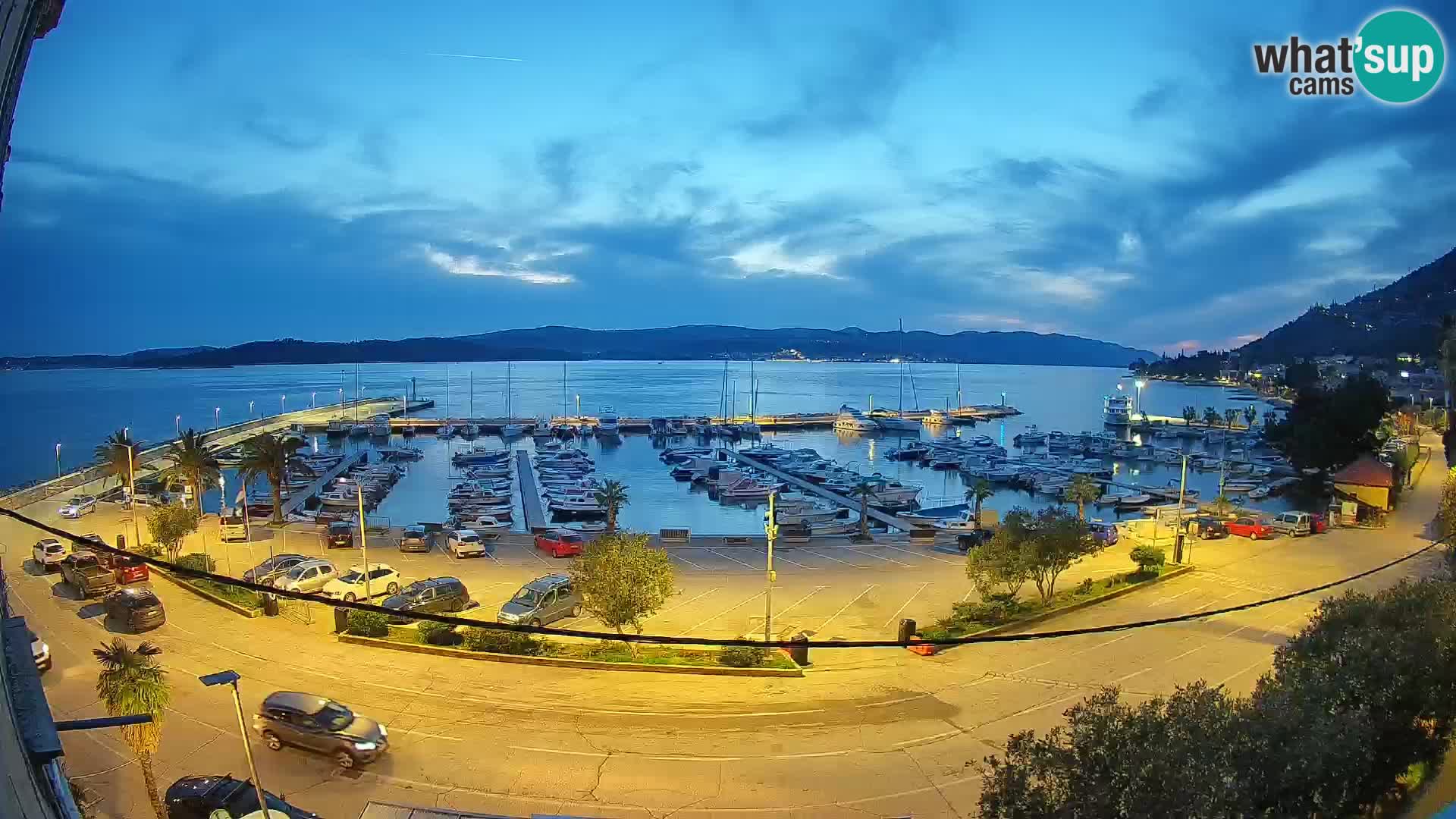 Webcam Orebić Riva – Ferry to Korčula Live