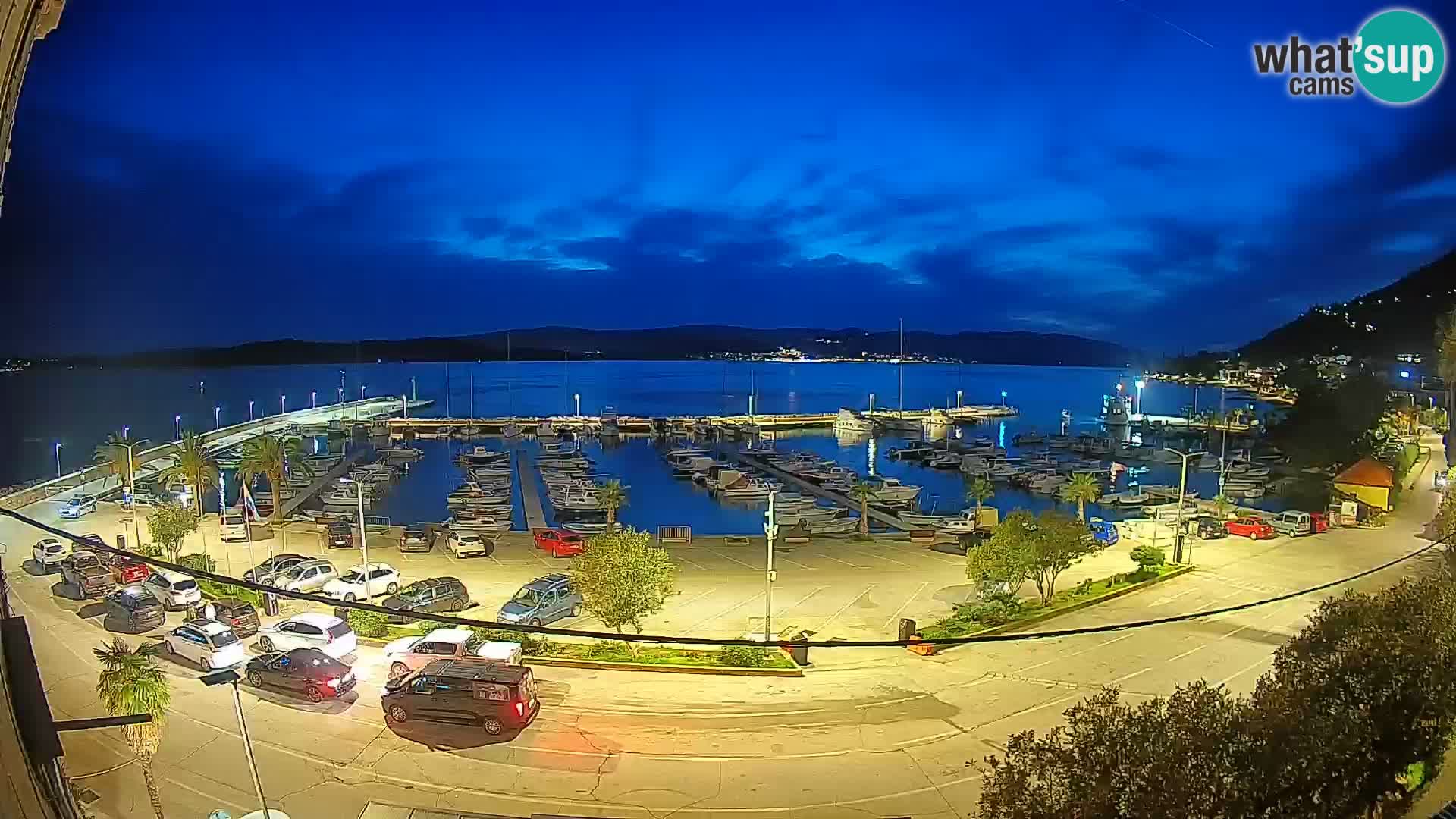 Webcam Orebić Riva – Ferry a Korčula en vivo