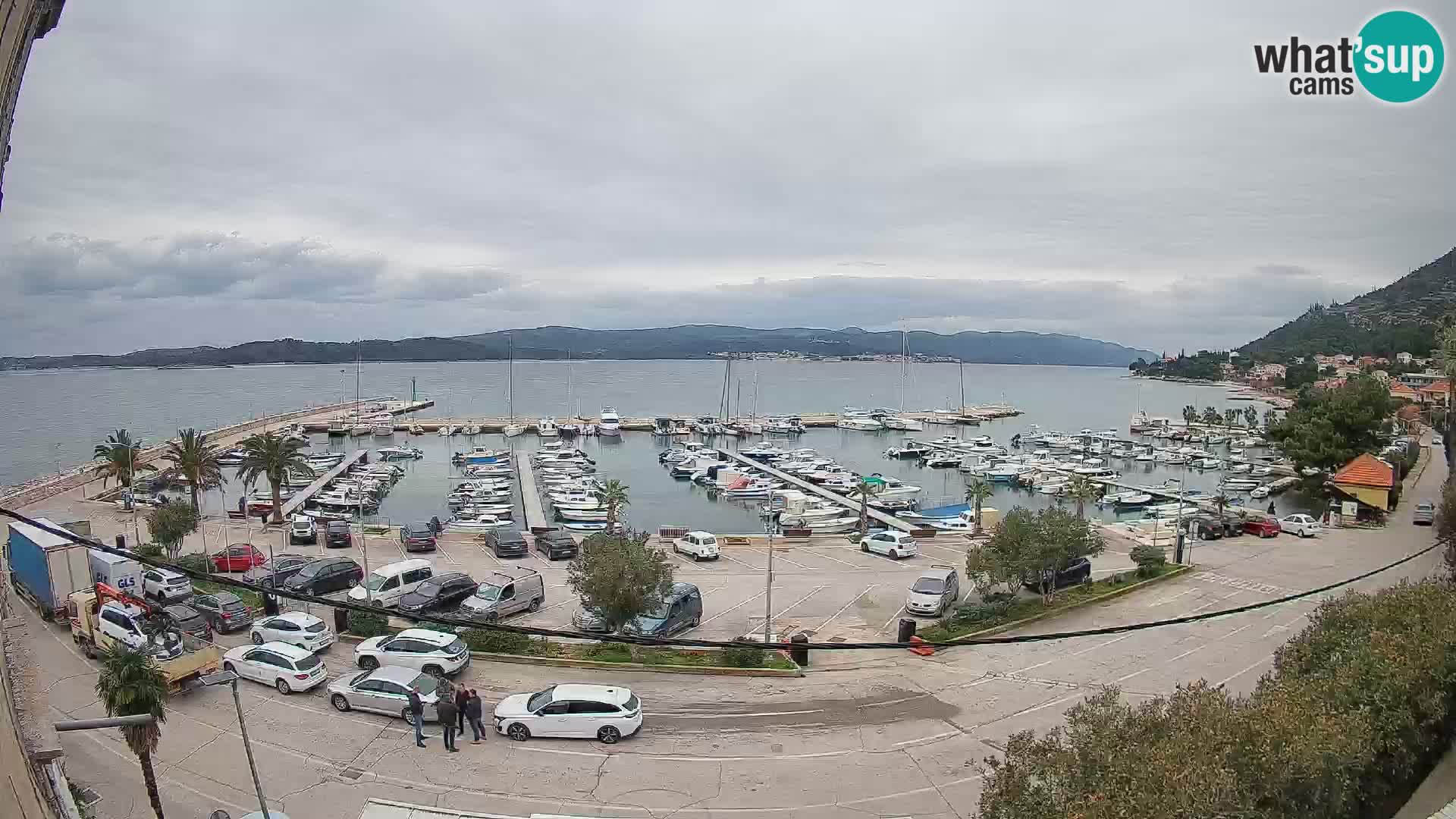 Webcam Orebić Riva – Ferry vers Korčula en direct