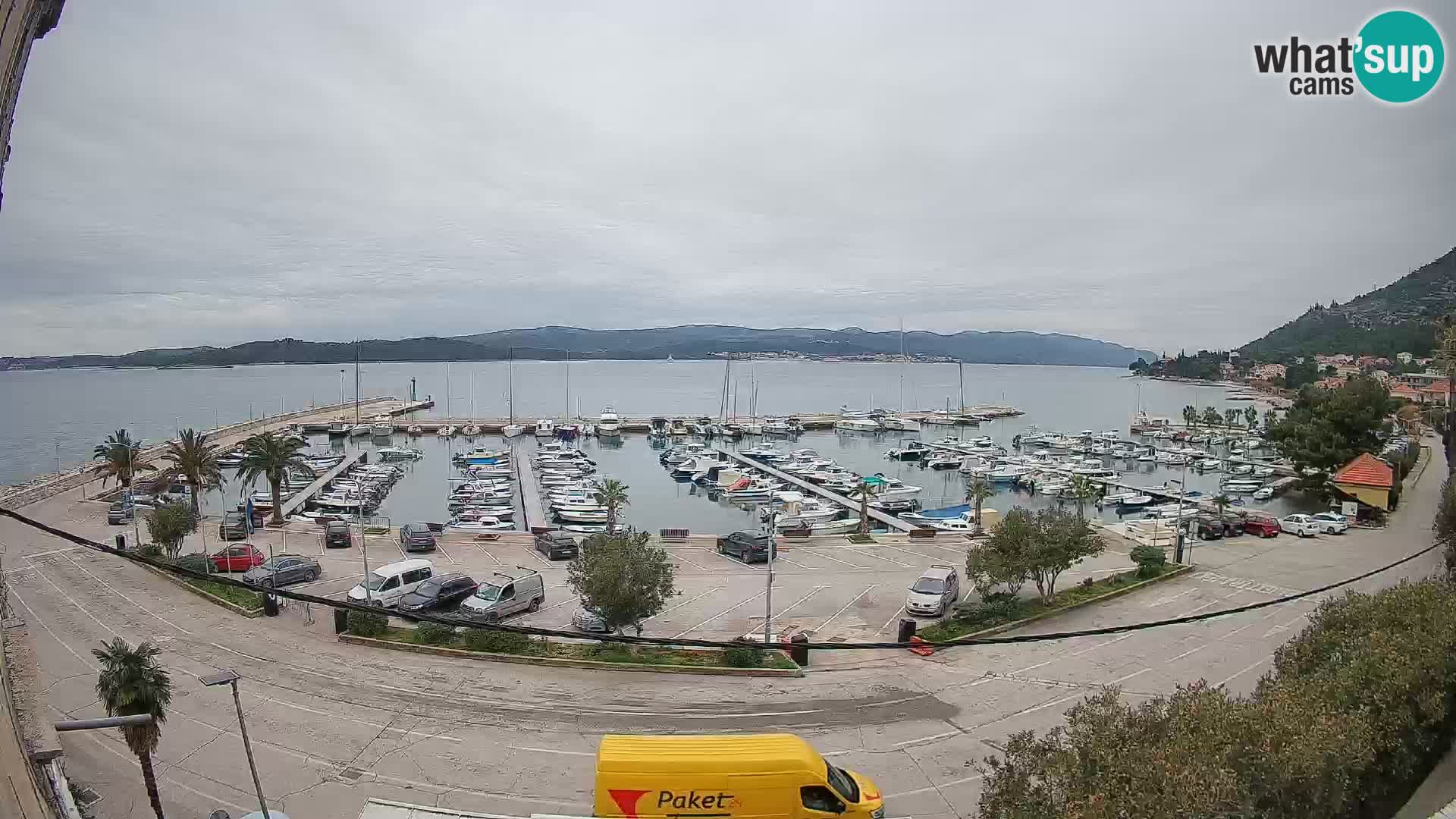 Webcam Orebić Riva – Ferry to Korčula Live