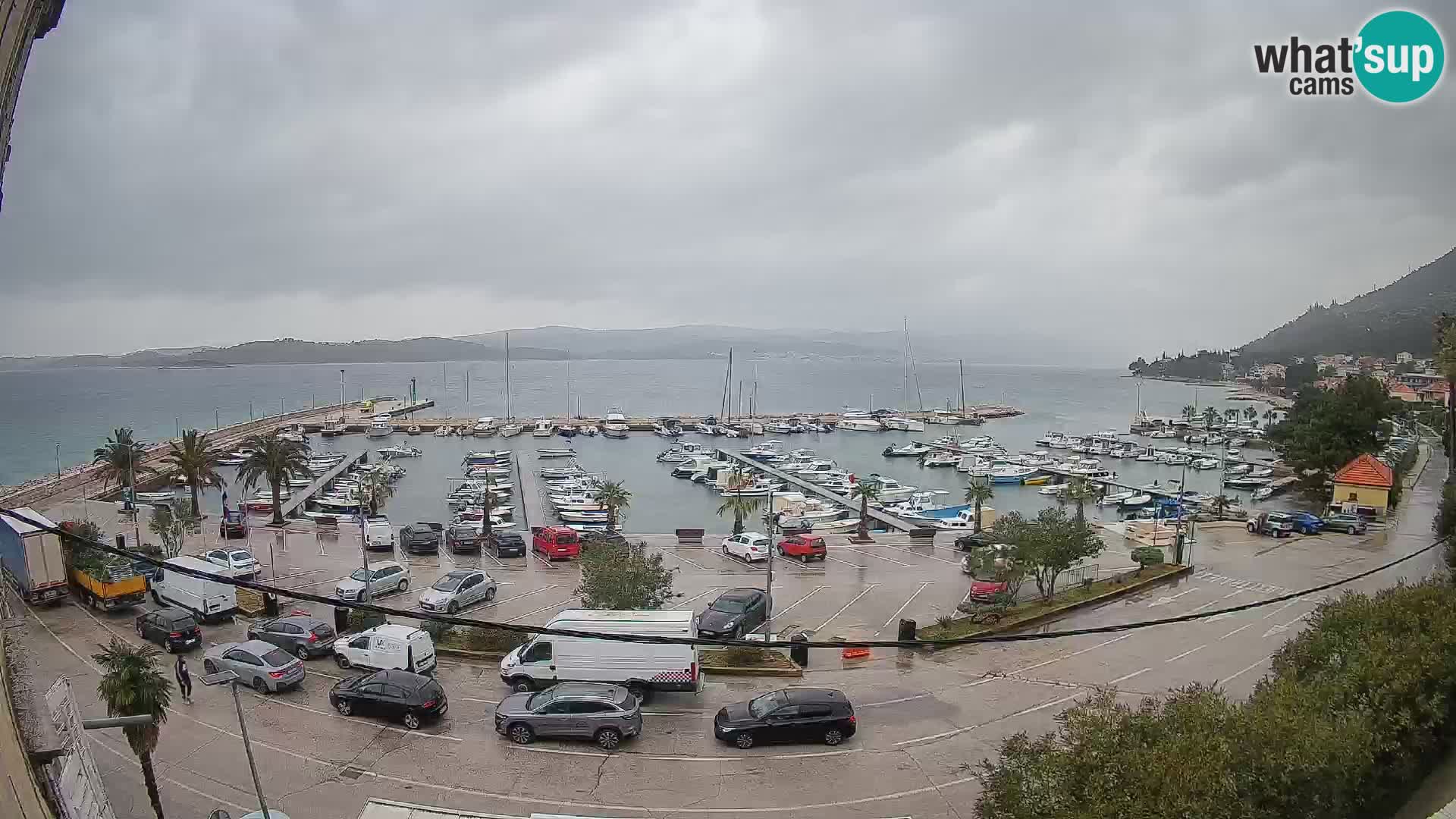 Webcam Orebić Riva – Ferry a Korčula en vivo