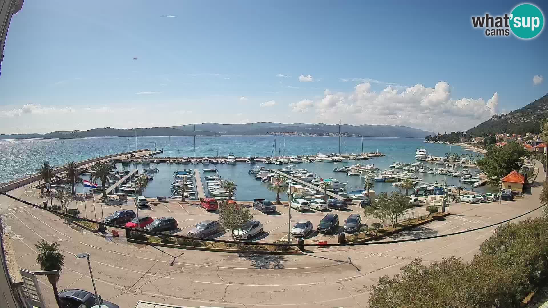 Webcam Orebić Riva – Ferry a Korčula en vivo