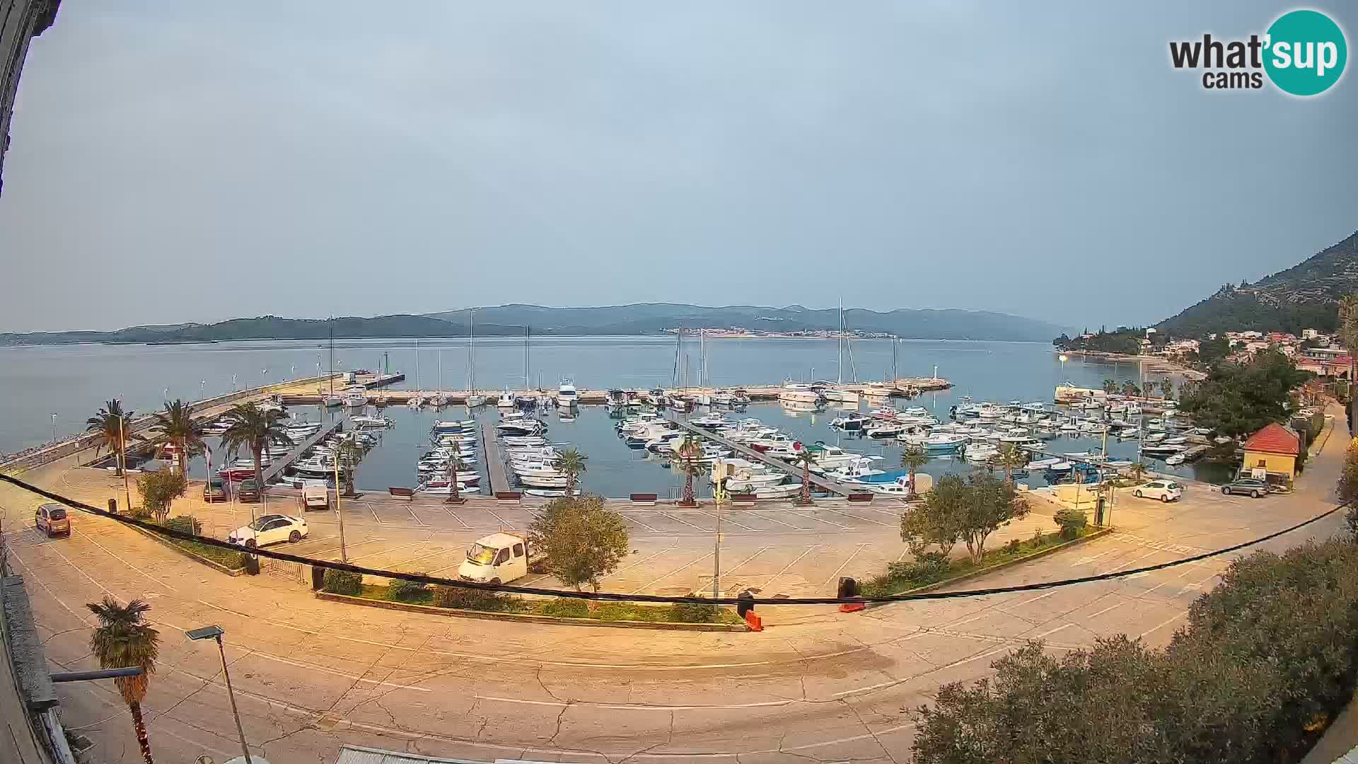 Spletna kamera Orebić Riva – Trajekt za Korčulo v živo