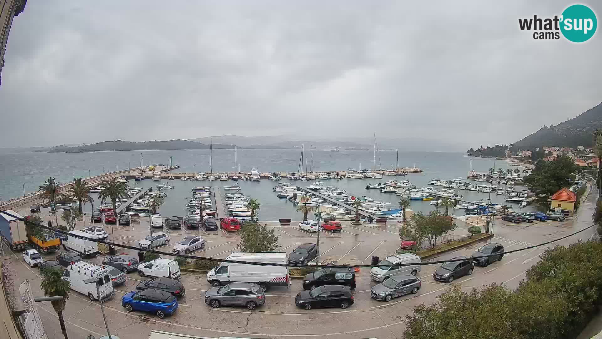 Webcam Orebić Riva – Ferry to Korčula Live