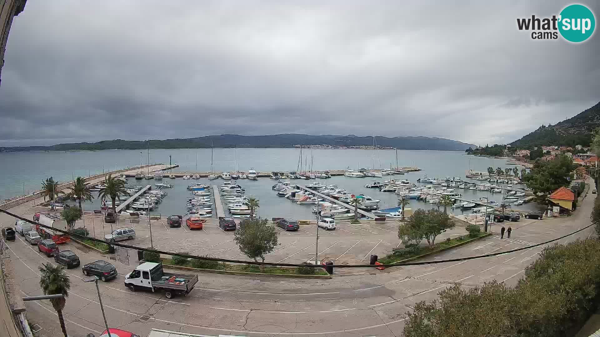 Webcam Orebić Uferpromenade – Fähre nach Korčula Live