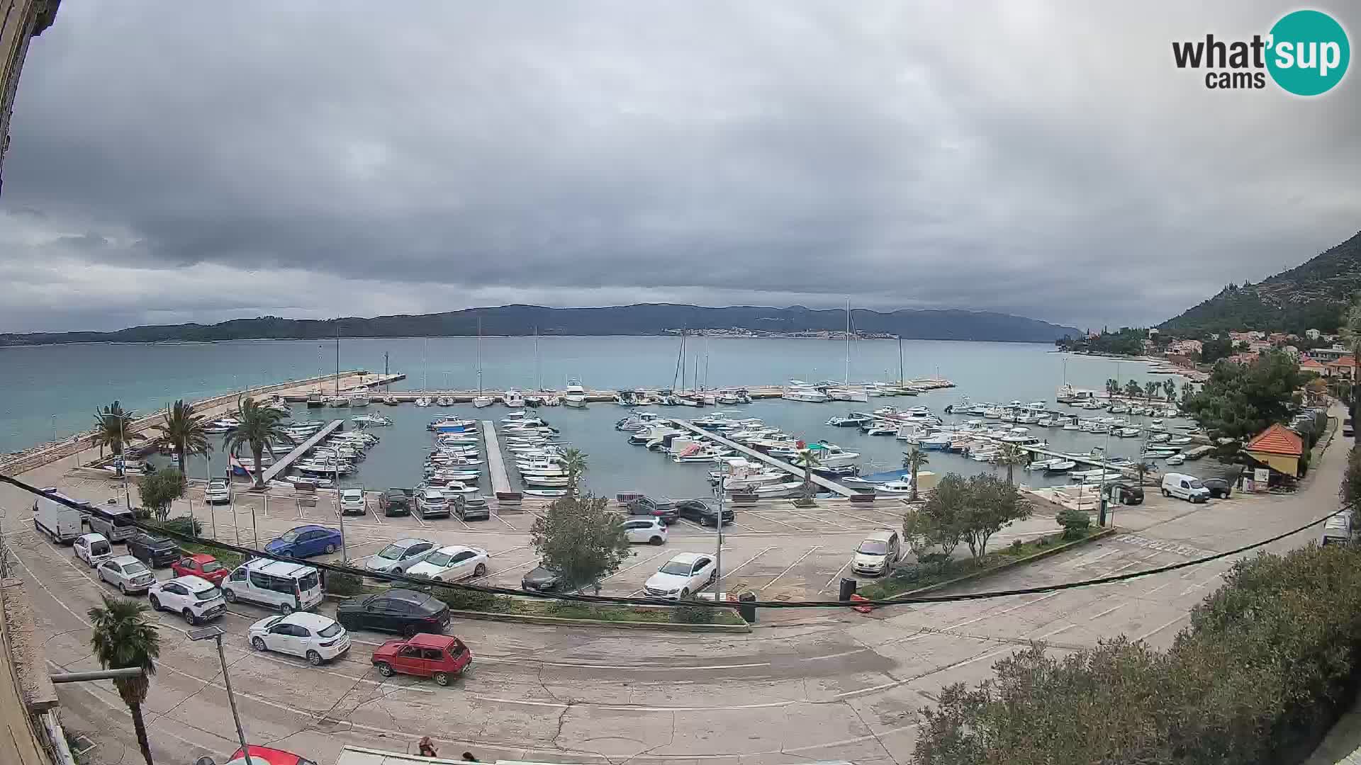 Webcam Orebić Riva – Ferry to Korčula Live