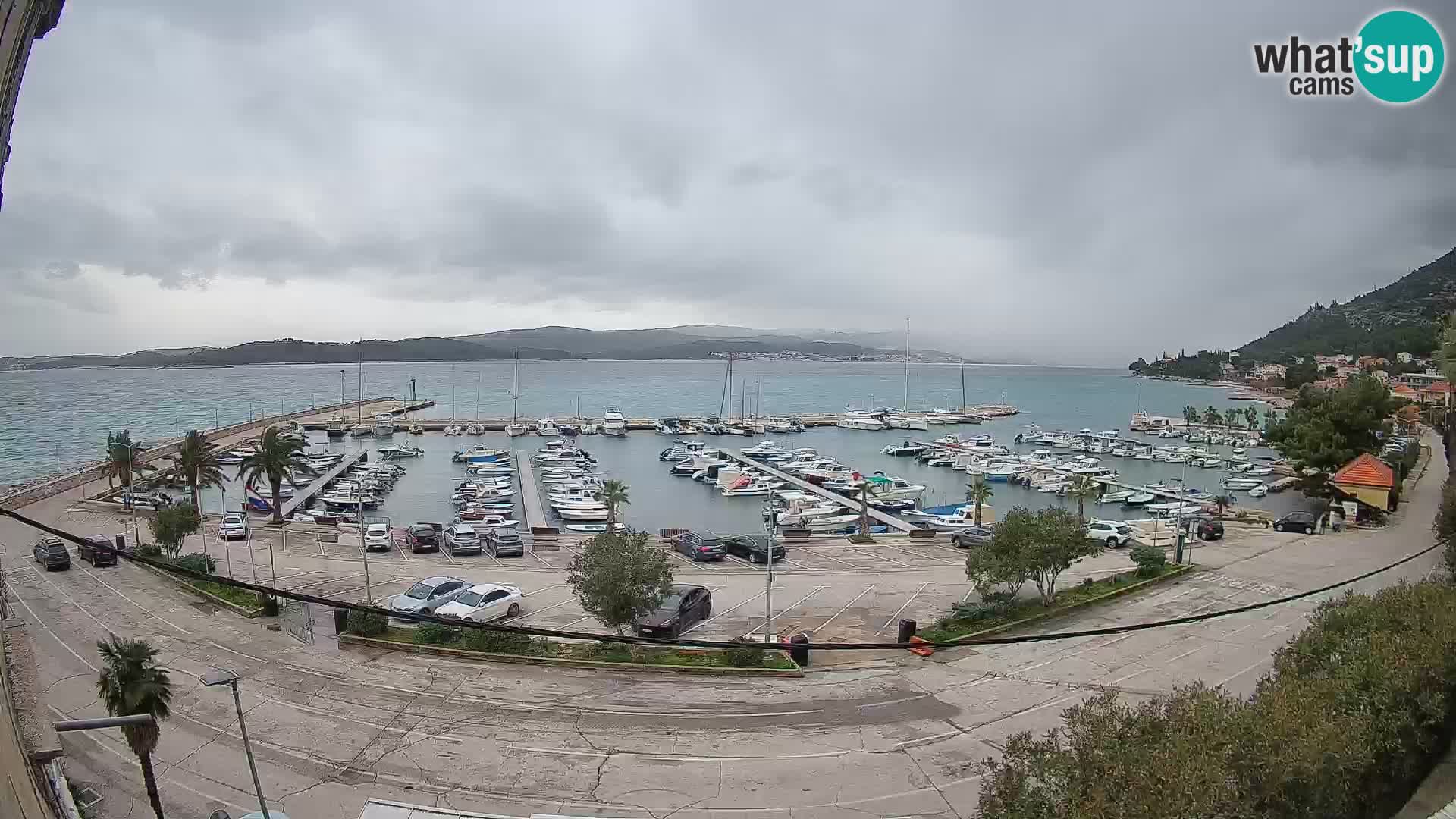 Webcam Orebić Riva – Ferry to Korčula Live