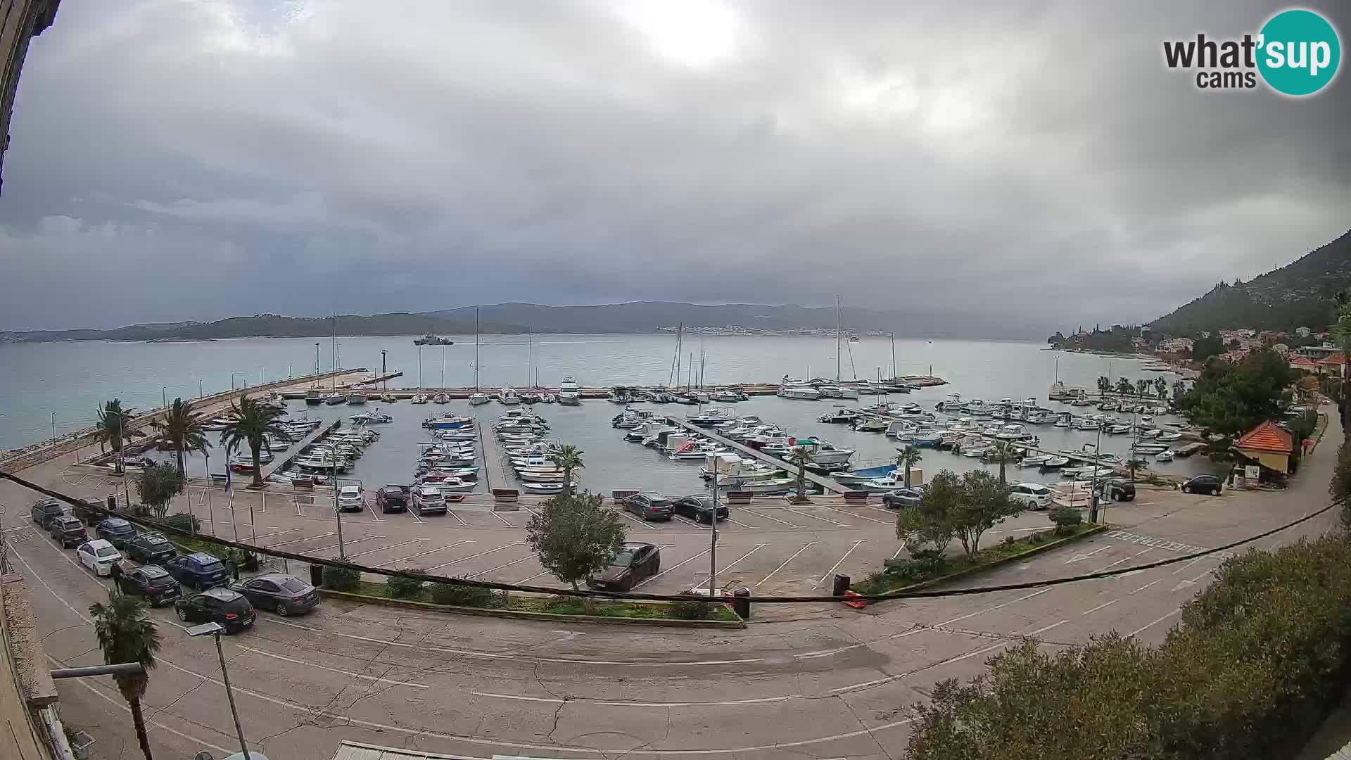 Webcam Orebić Uferpromenade – Fähre nach Korčula Live