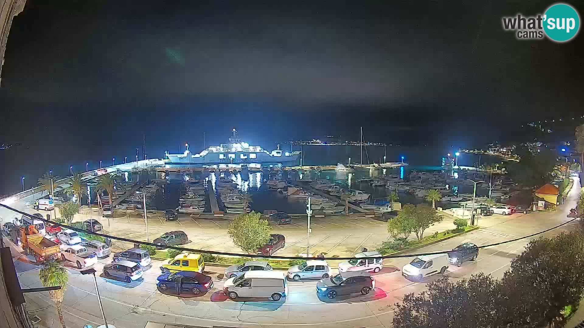 Webcam Orebić Riva – Ferry a Korčula en vivo