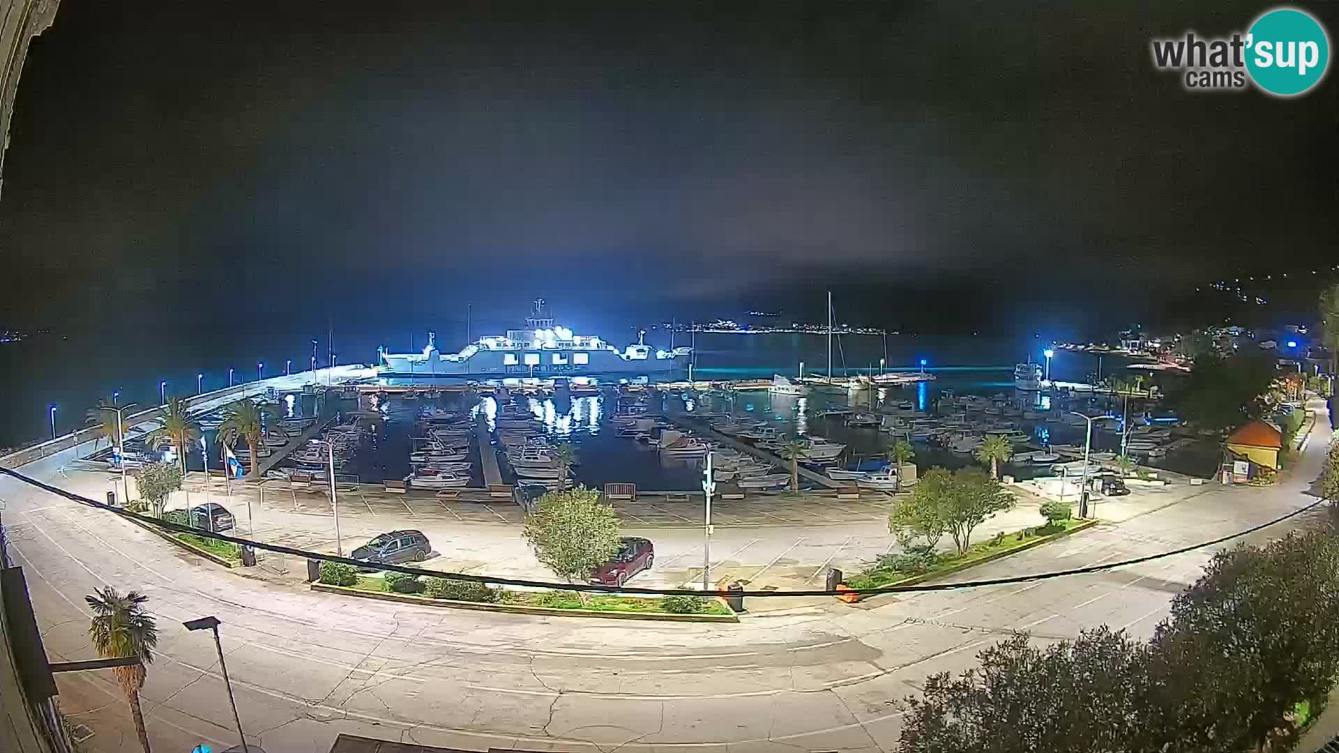 Webcam Orebić Riva – Ferry vers Korčula en direct