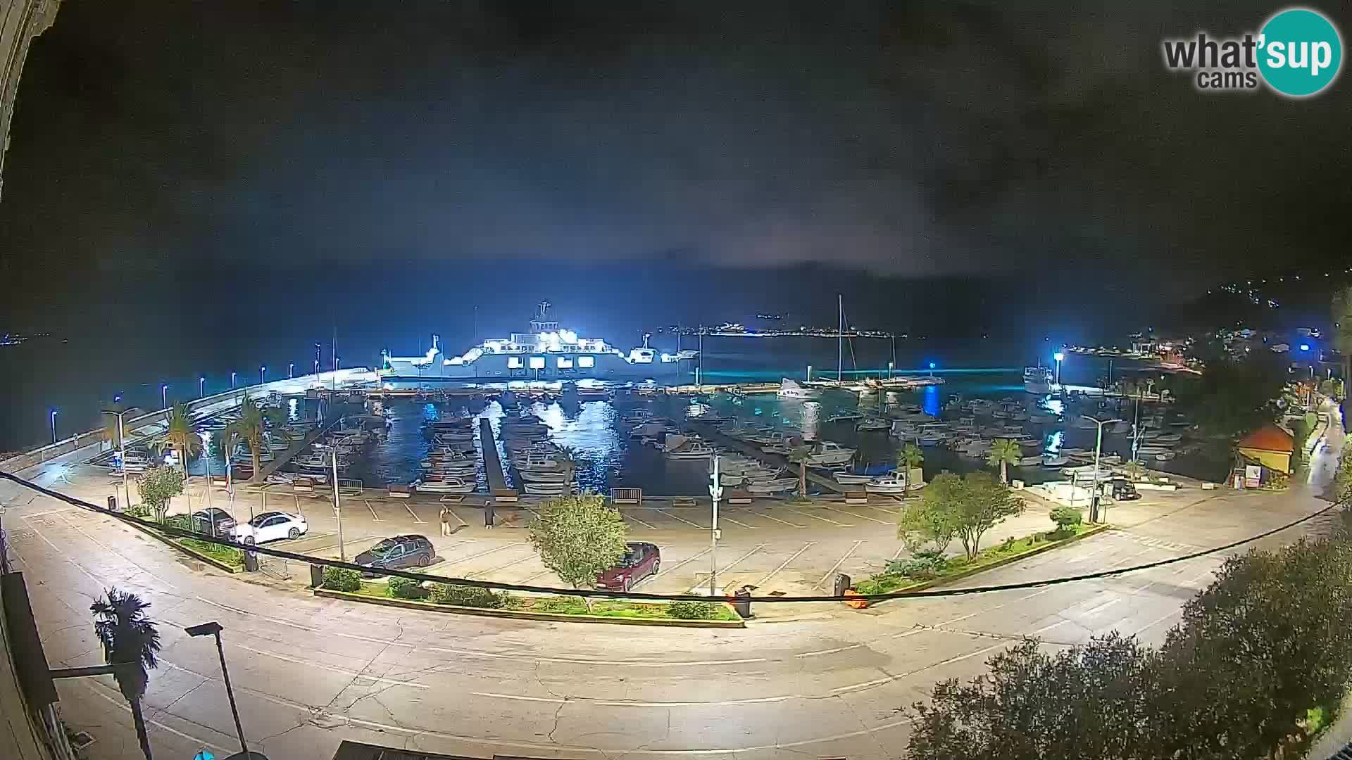 Webcam Orebić Riva – Ferry to Korčula Live