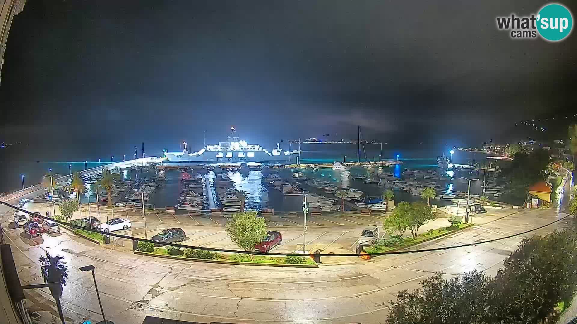 Webcam Orebić Uferpromenade – Fähre nach Korčula Live