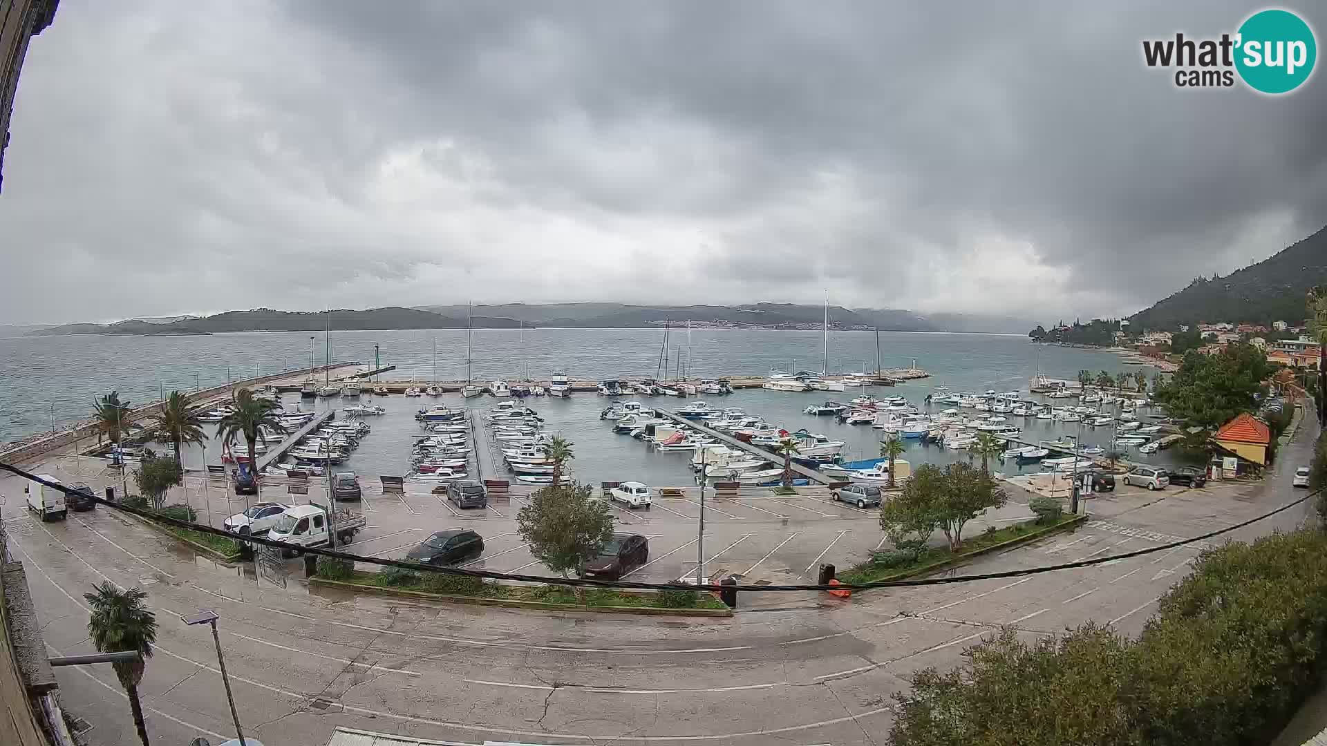 Webcam Orebić Riva – Ferry vers Korčula en direct