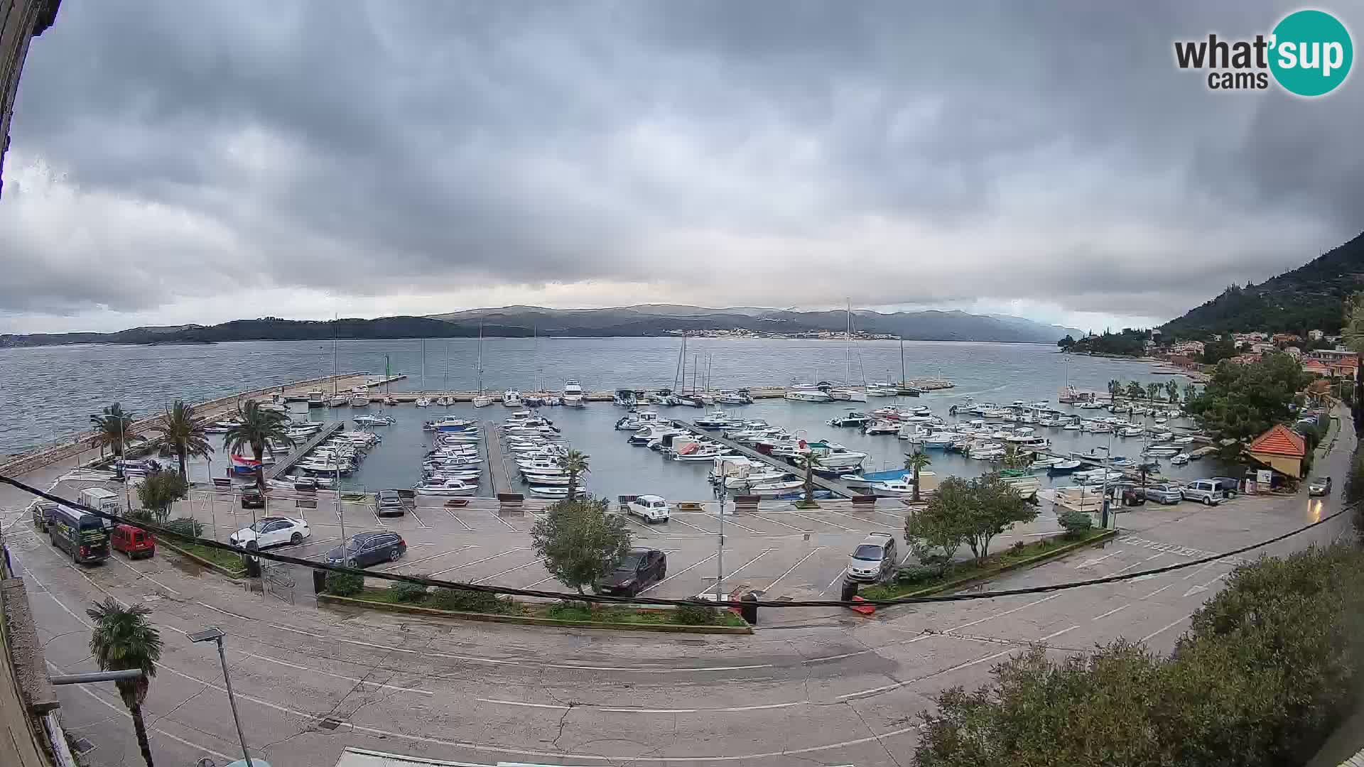 Webcam Orebić Riva – Ferry to Korčula Live