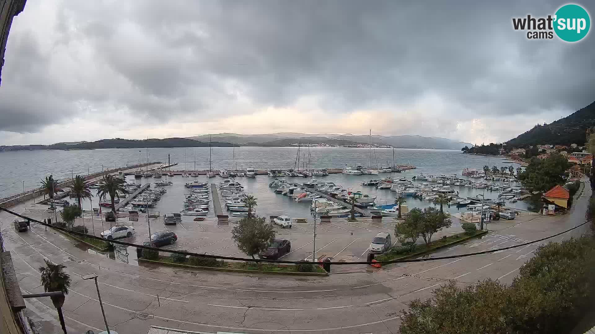 Webcam Orebić Riva – Ferry to Korčula Live