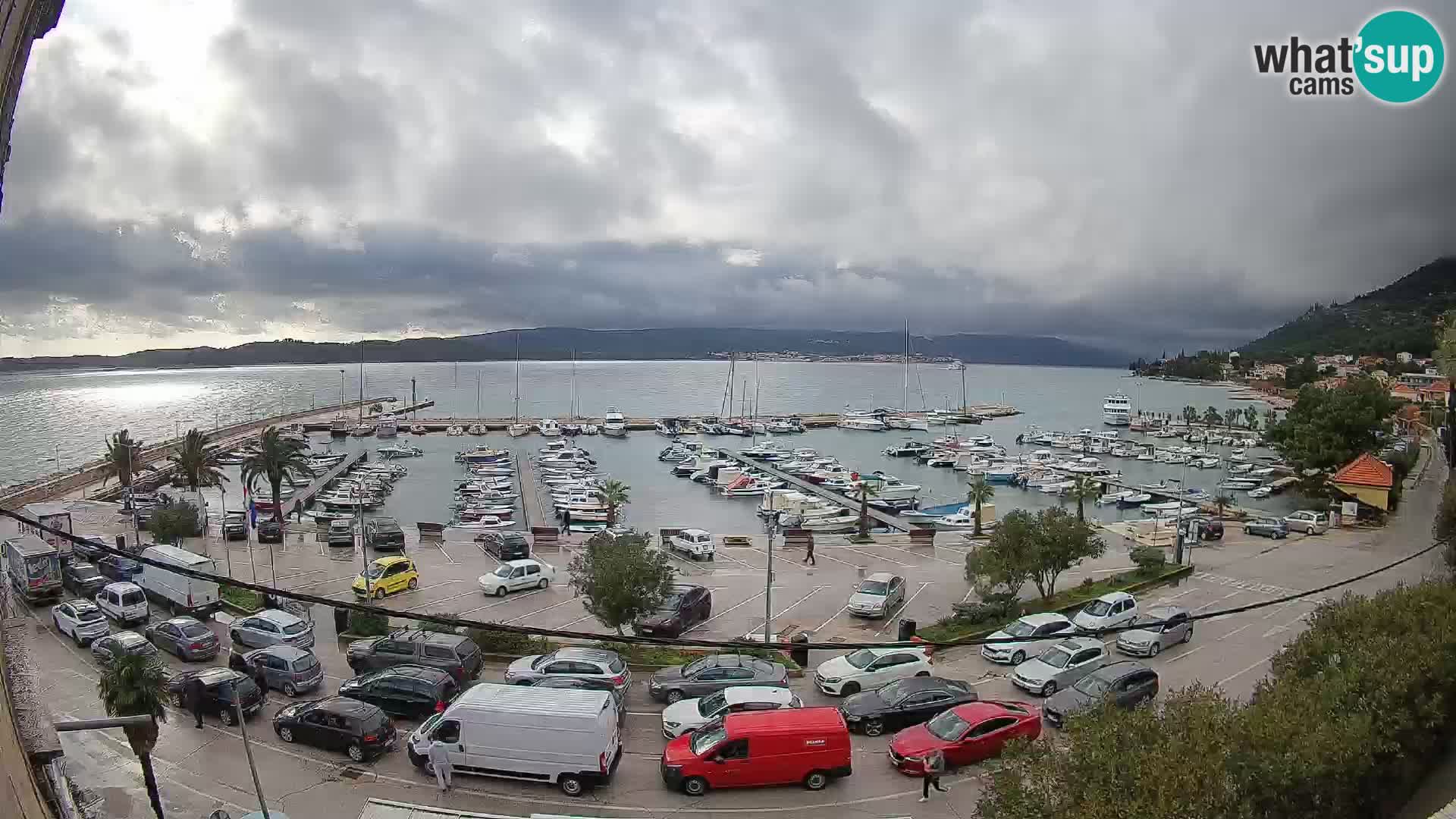 Webcam Orebić Riva – Ferry vers Korčula en direct