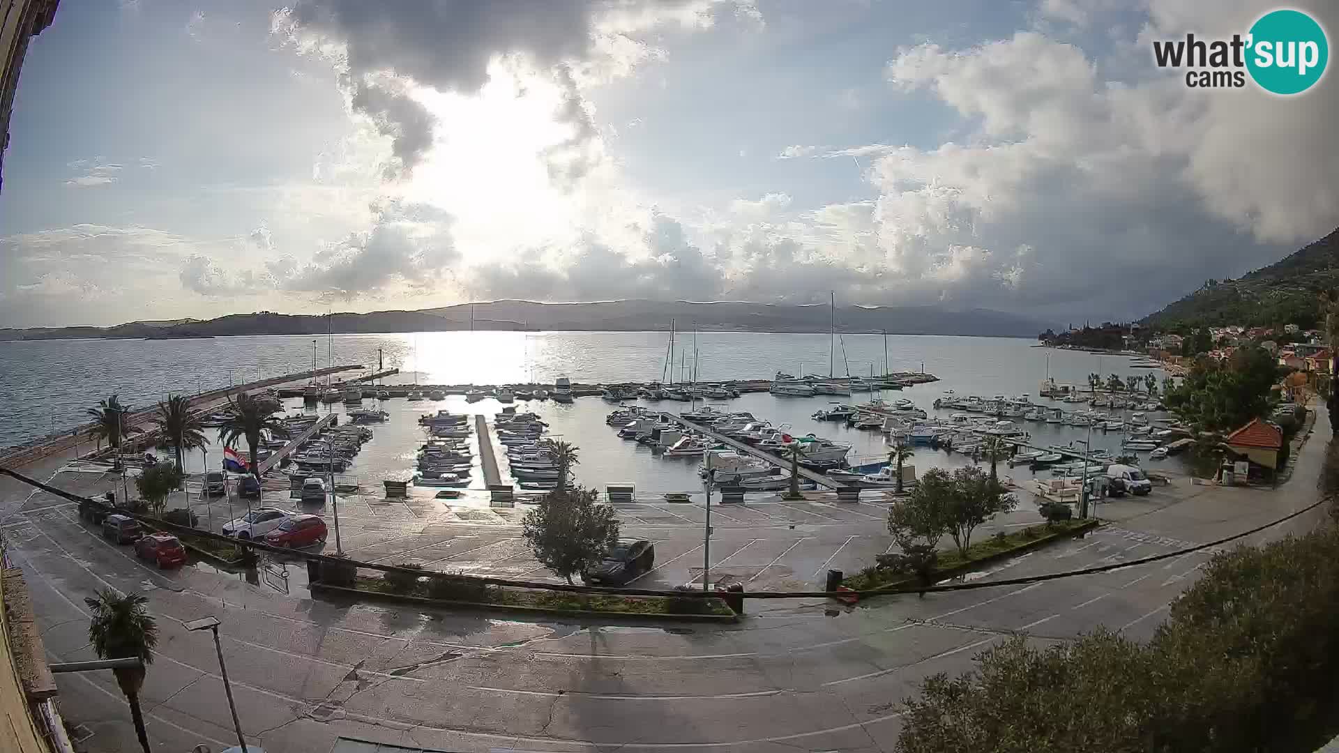 Webcam Orebić Riva – Ferry to Korčula Live