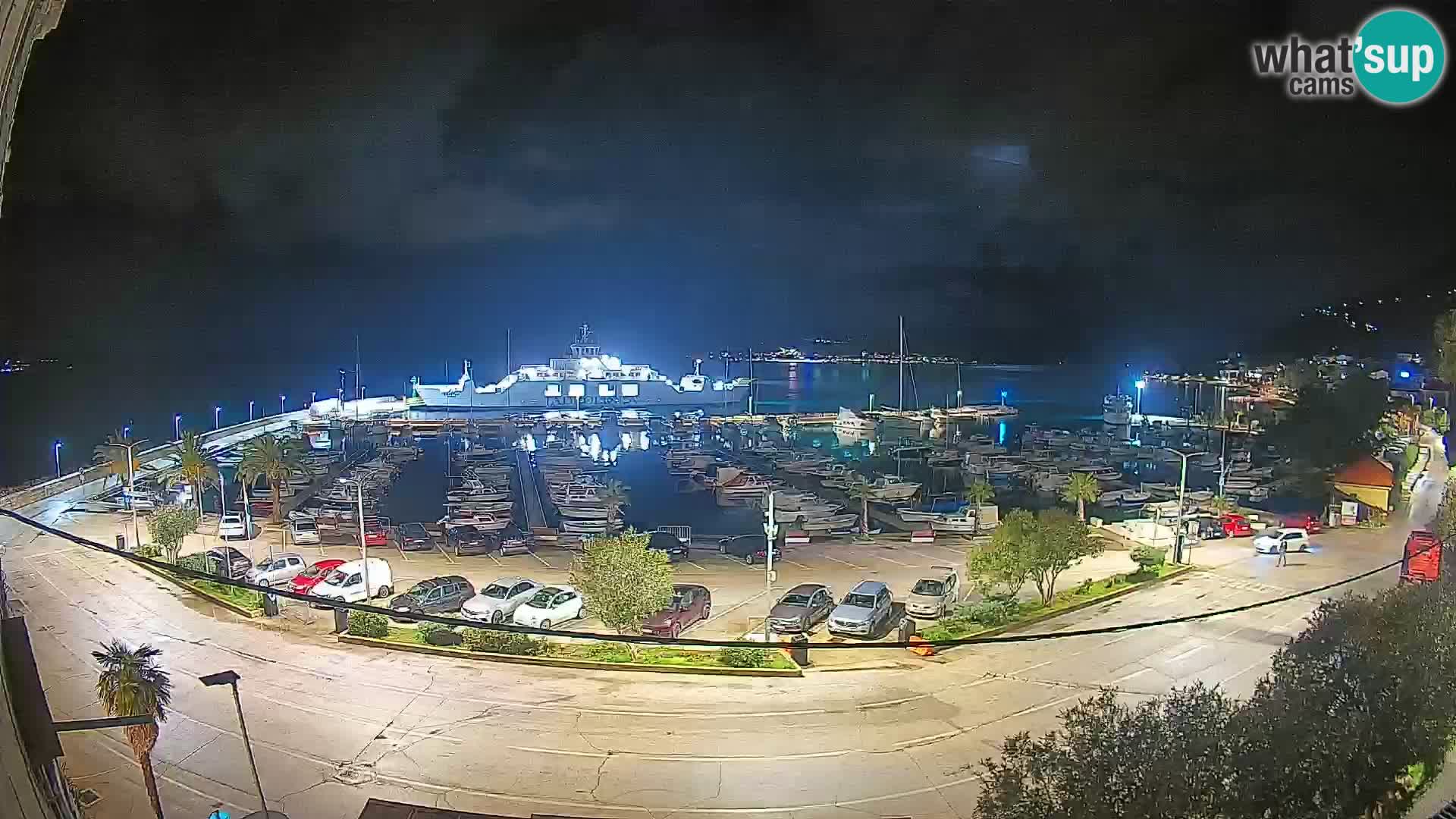 Webcam Orebić Riva – Ferry vers Korčula en direct