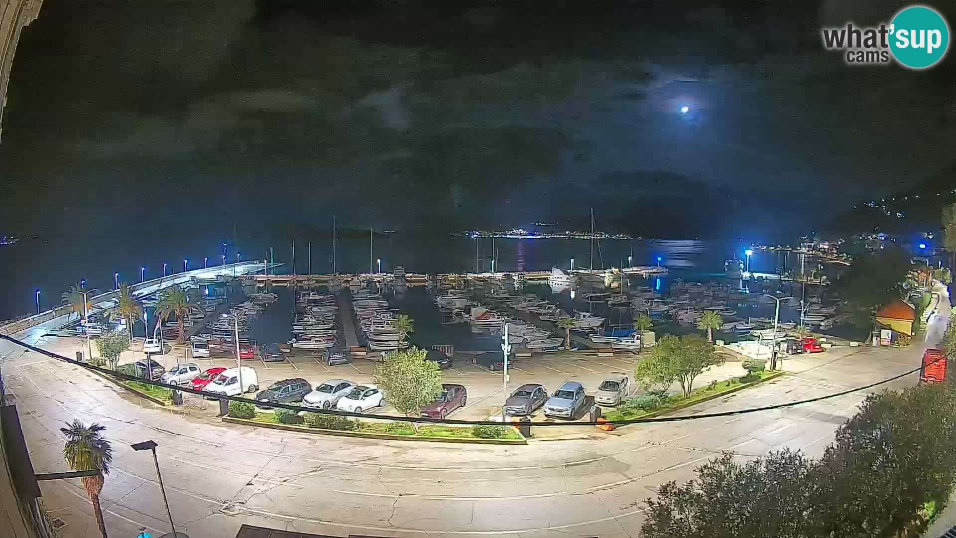 Webcam Orebić Riva – Ferry a Korčula en vivo