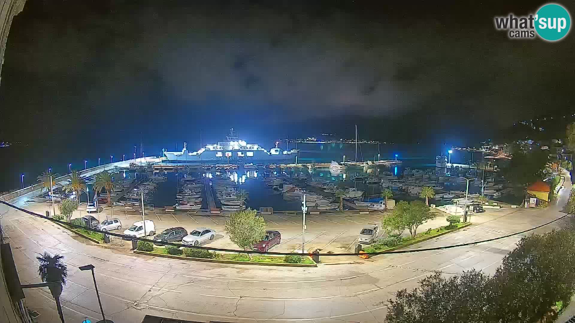 Webcam Orebić Uferpromenade – Fähre nach Korčula Live