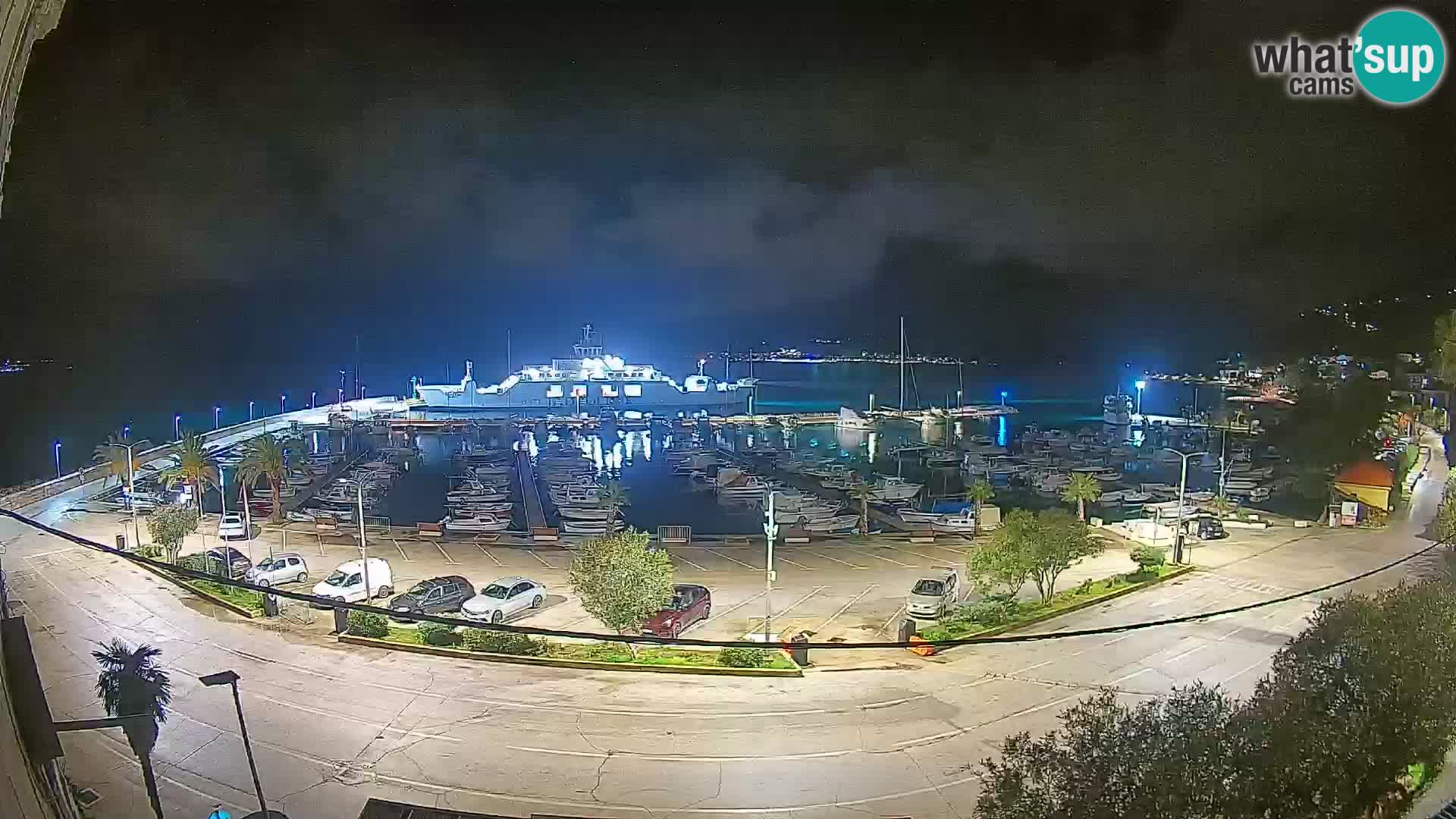 Webcam Orebić Riva – Ferry vers Korčula en direct