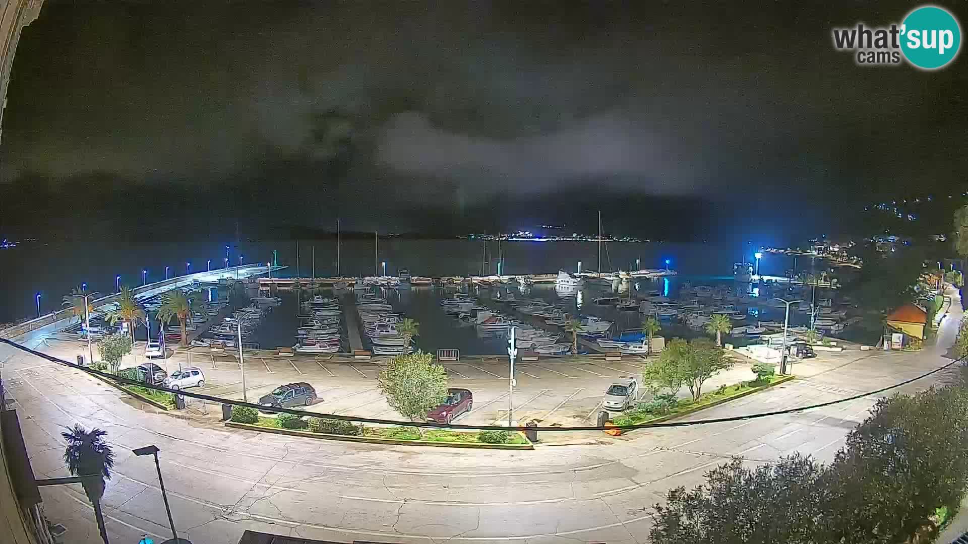 Spletna kamera Orebić Riva – Trajekt za Korčulo v živo